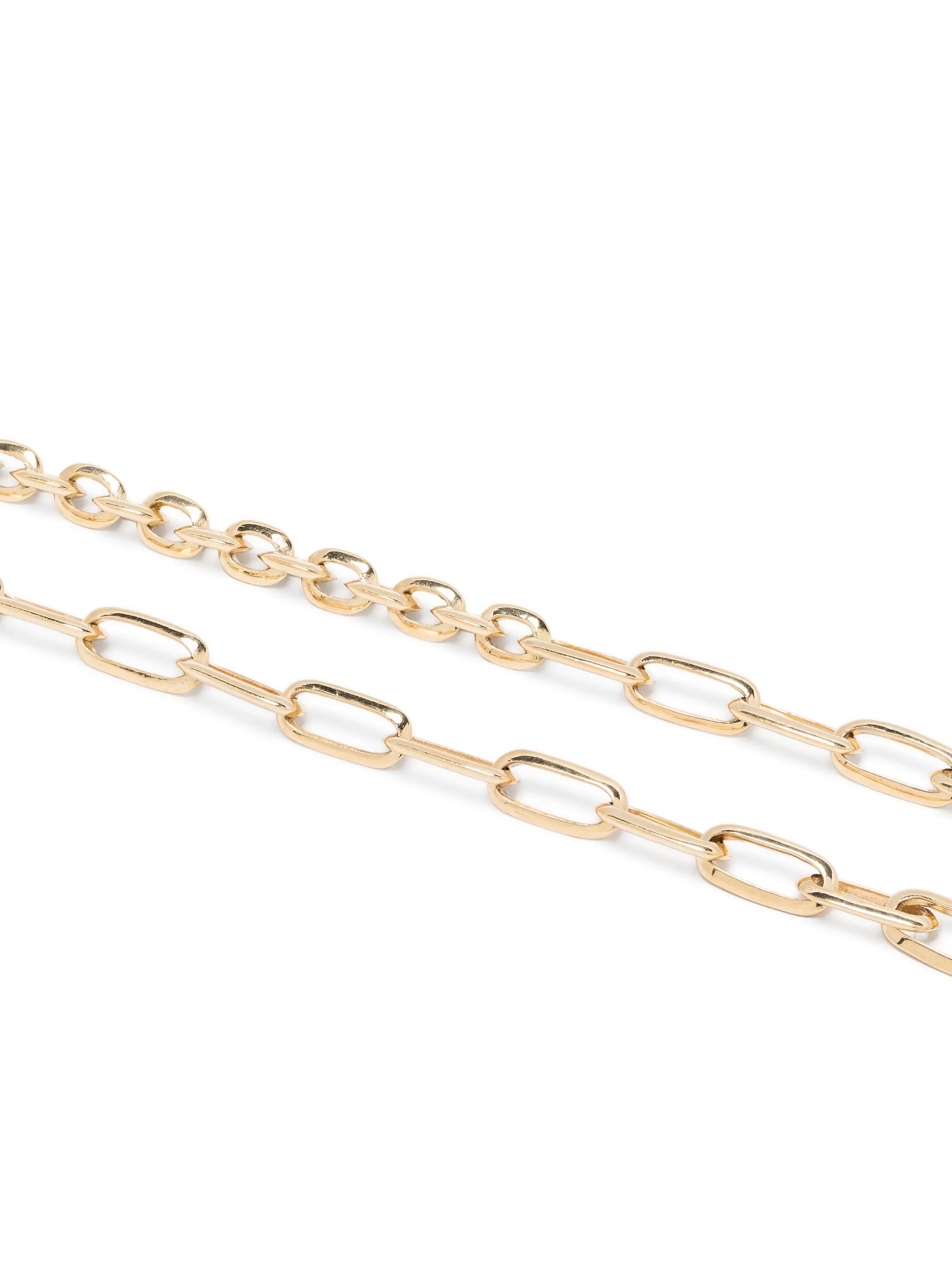 18kt yellow gold chain necklace