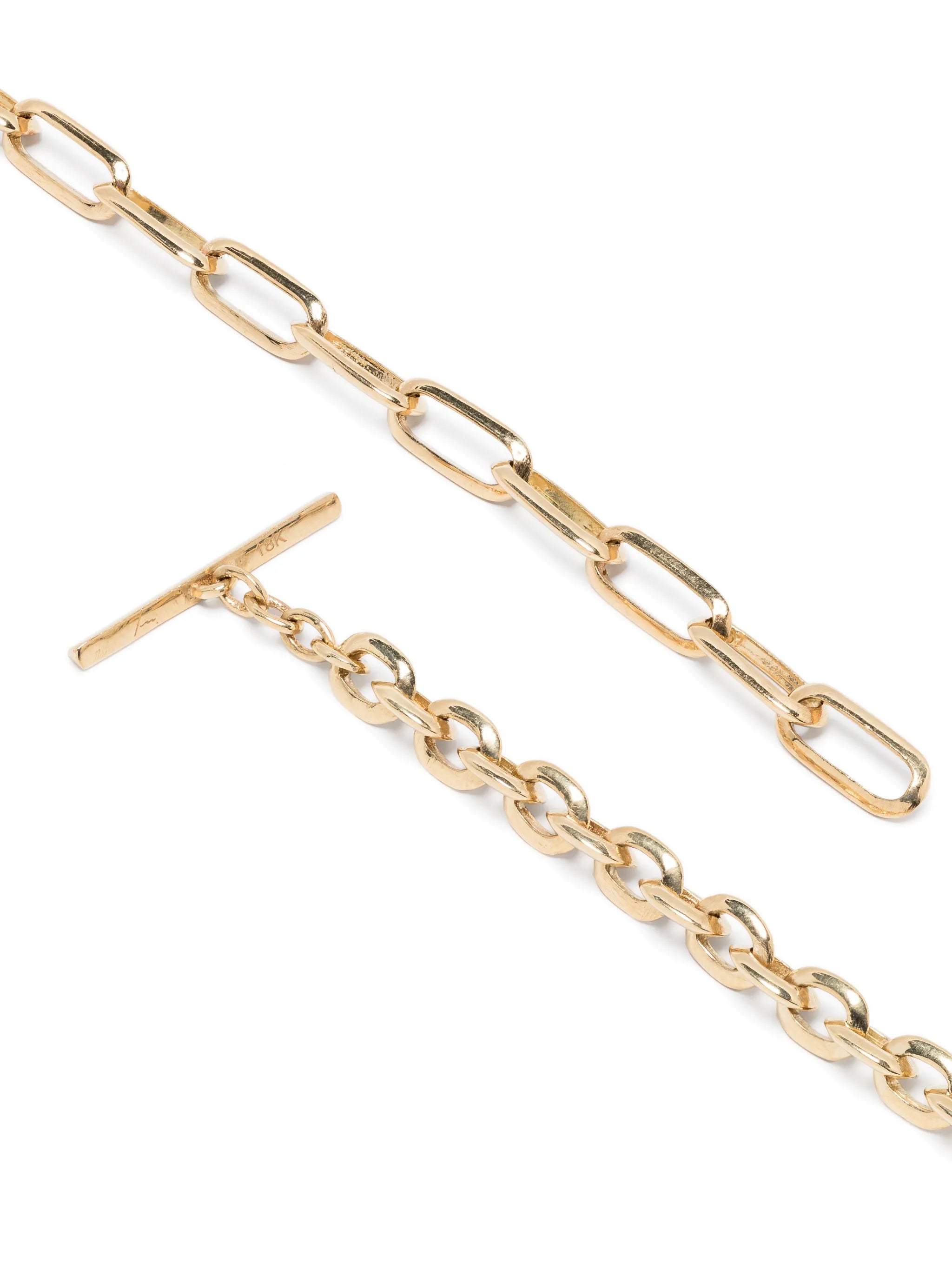 18kt yellow gold chain necklace