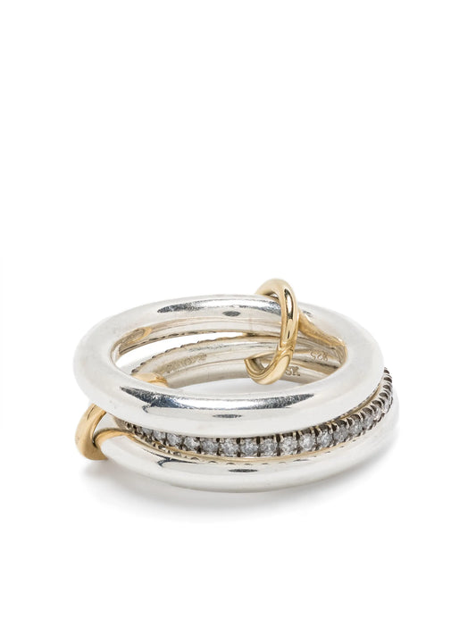 sterling silver Libra ring