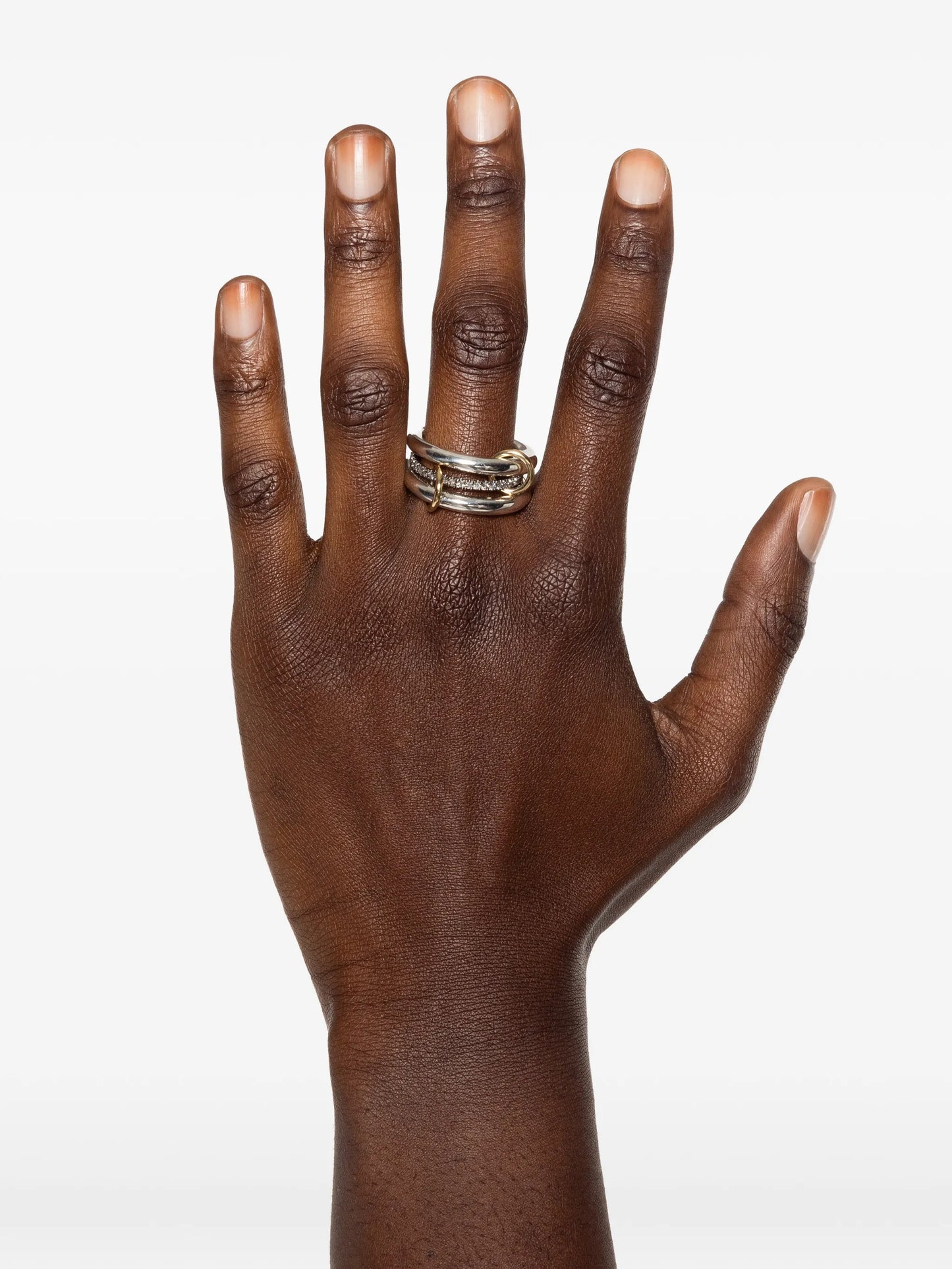 sterling silver Libra ring