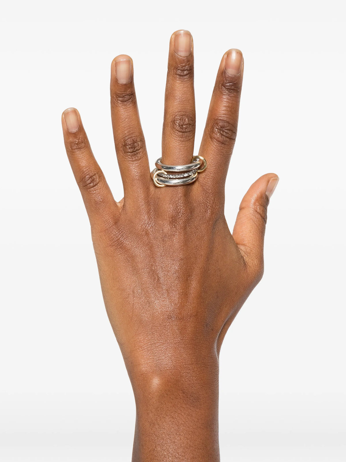 sterling silver Libra ring