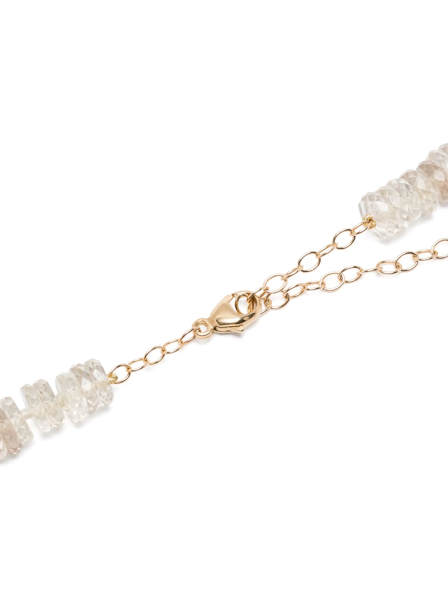 14kt yellow gold Aurora smoky quartz necklace