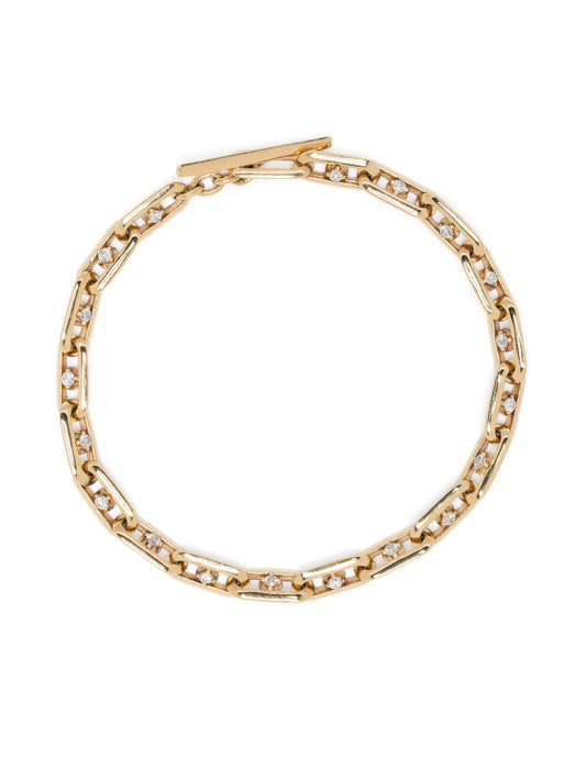 18kt yellow gold diamond bracelet