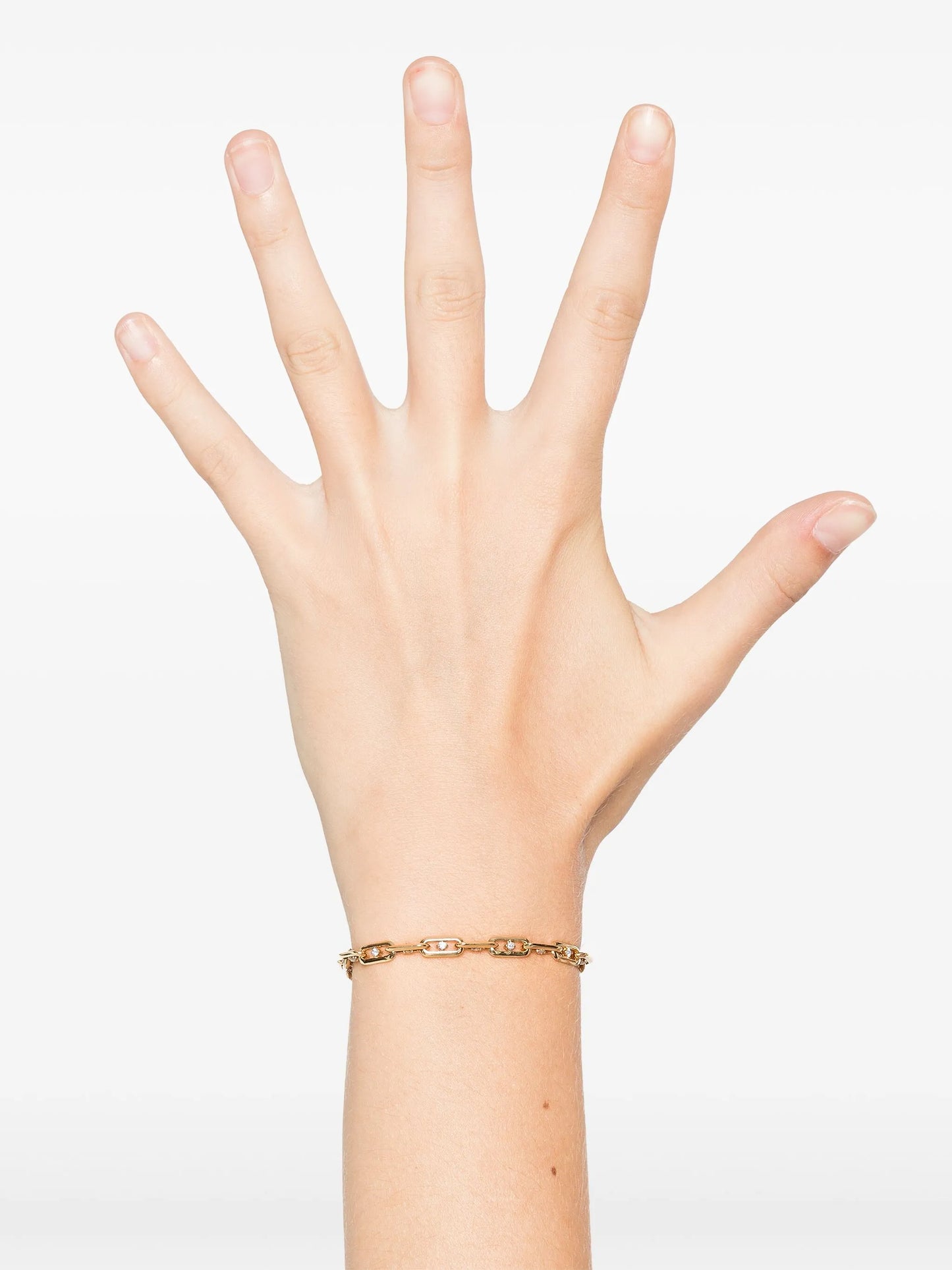 18kt yellow gold diamond bracelet