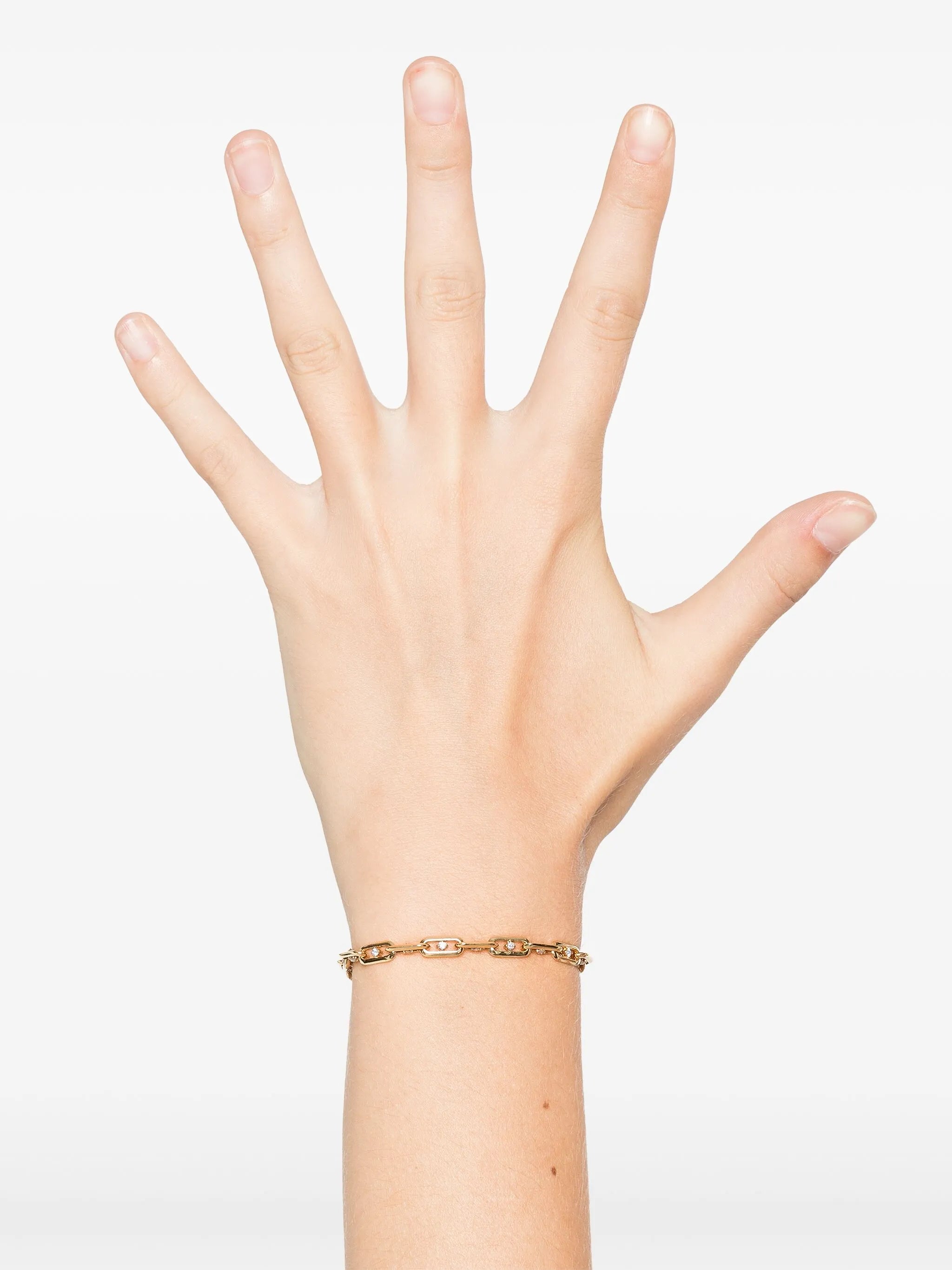 18kt yellow gold diamond bracelet