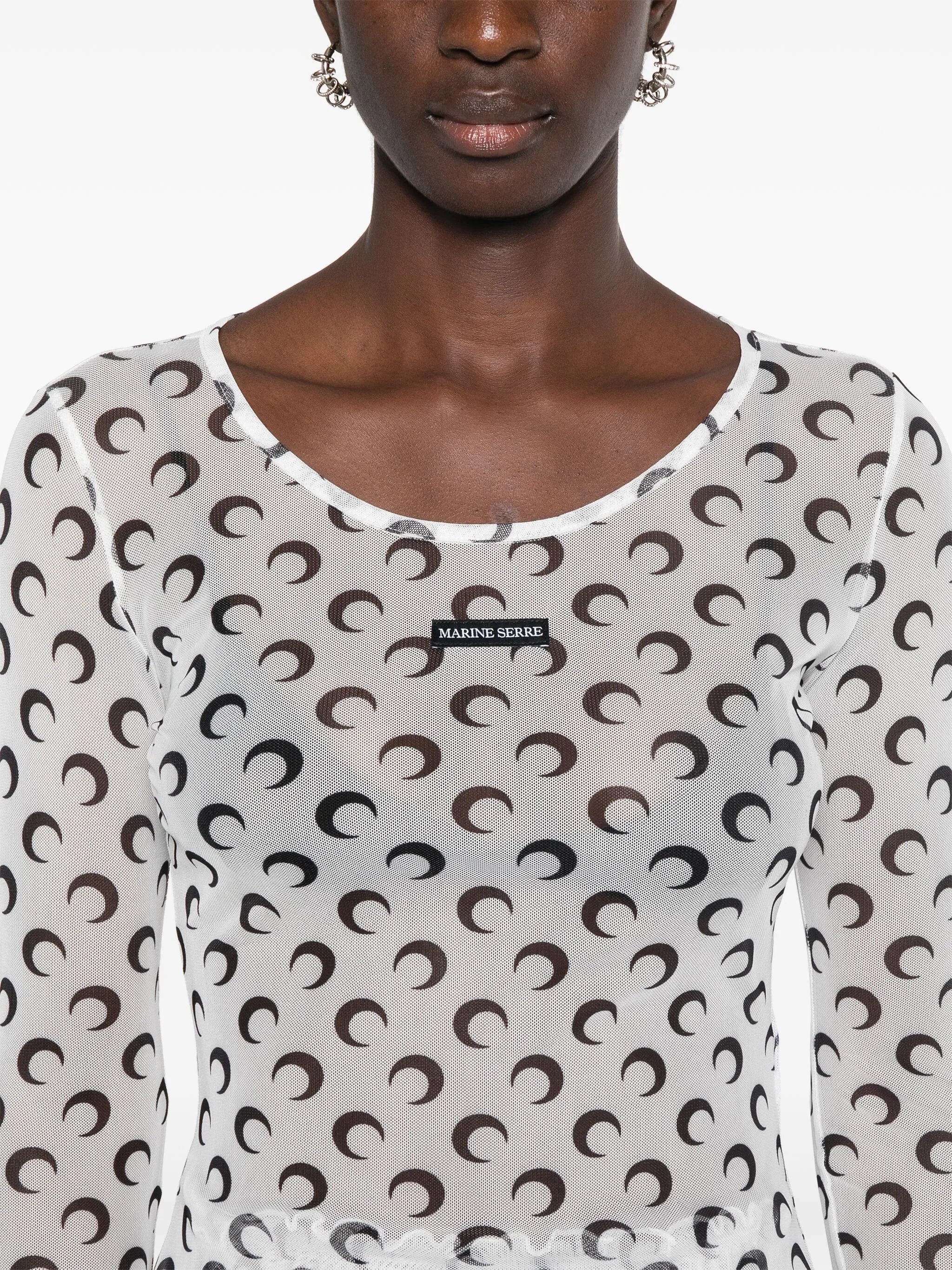Crescent Moon mesh top
