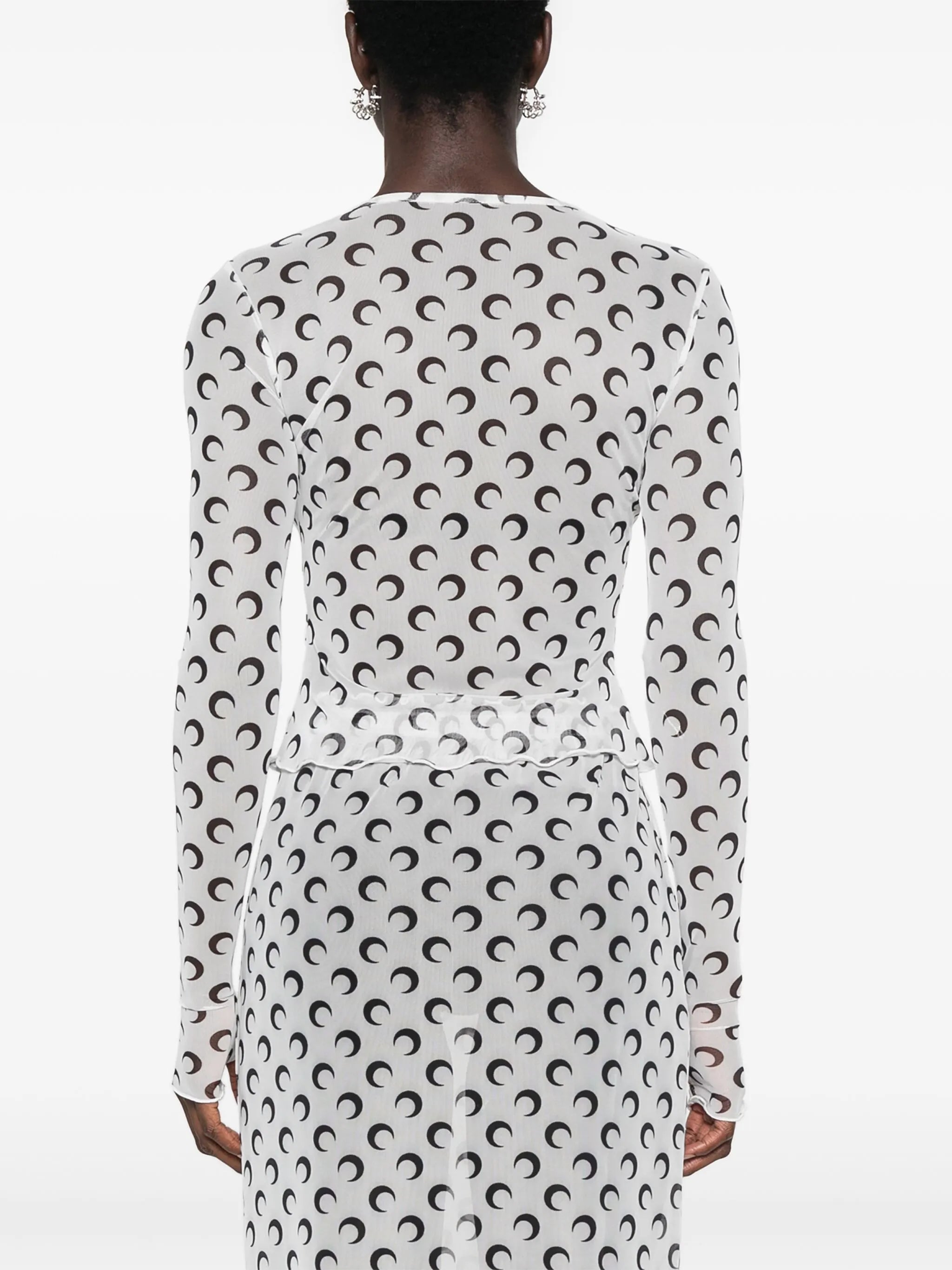 Crescent Moon mesh top