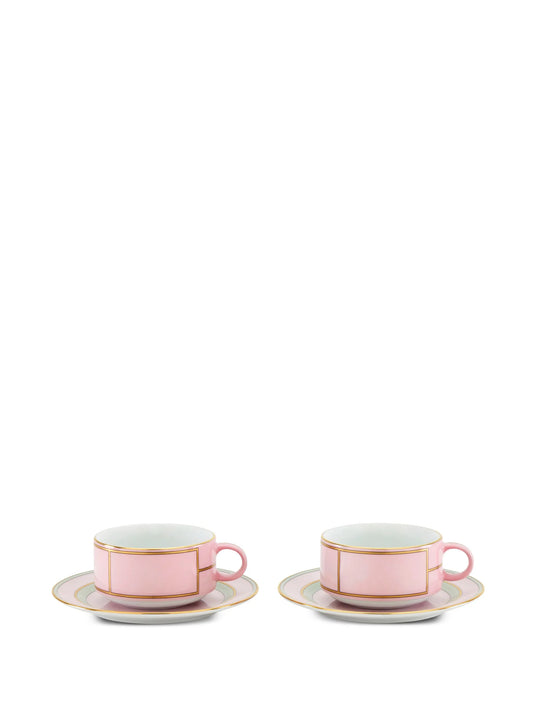 Diva Rosa tea set for two