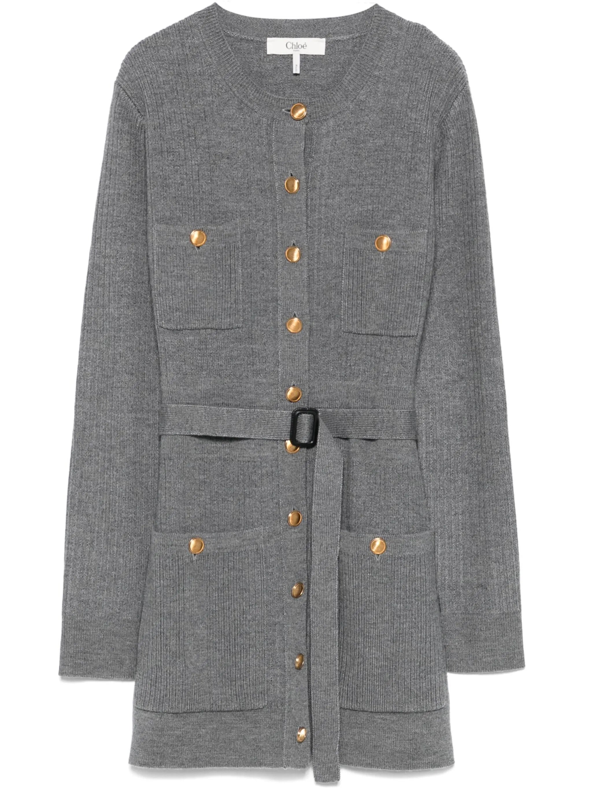 long fitted cardigan