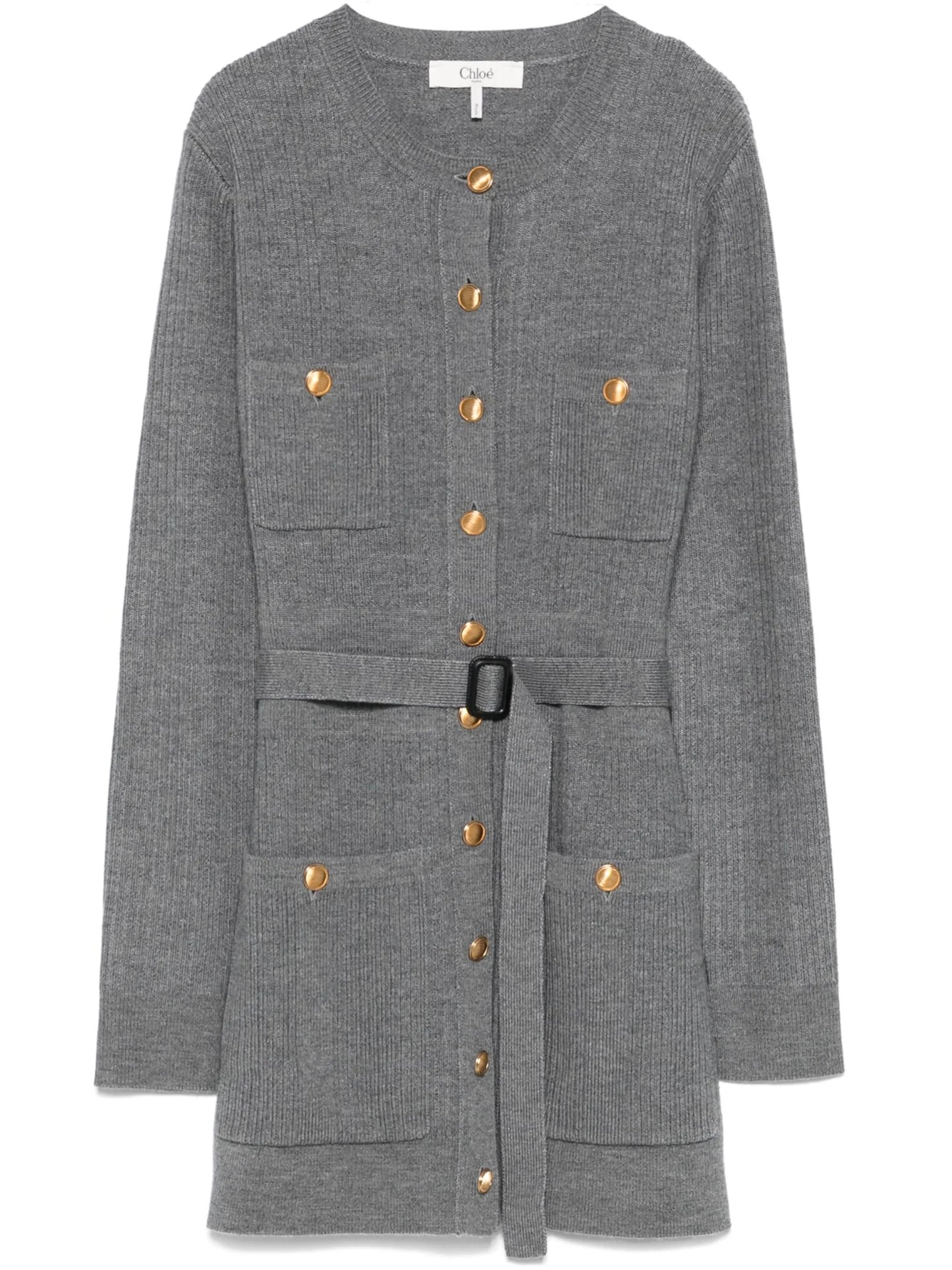 long fitted cardigan
