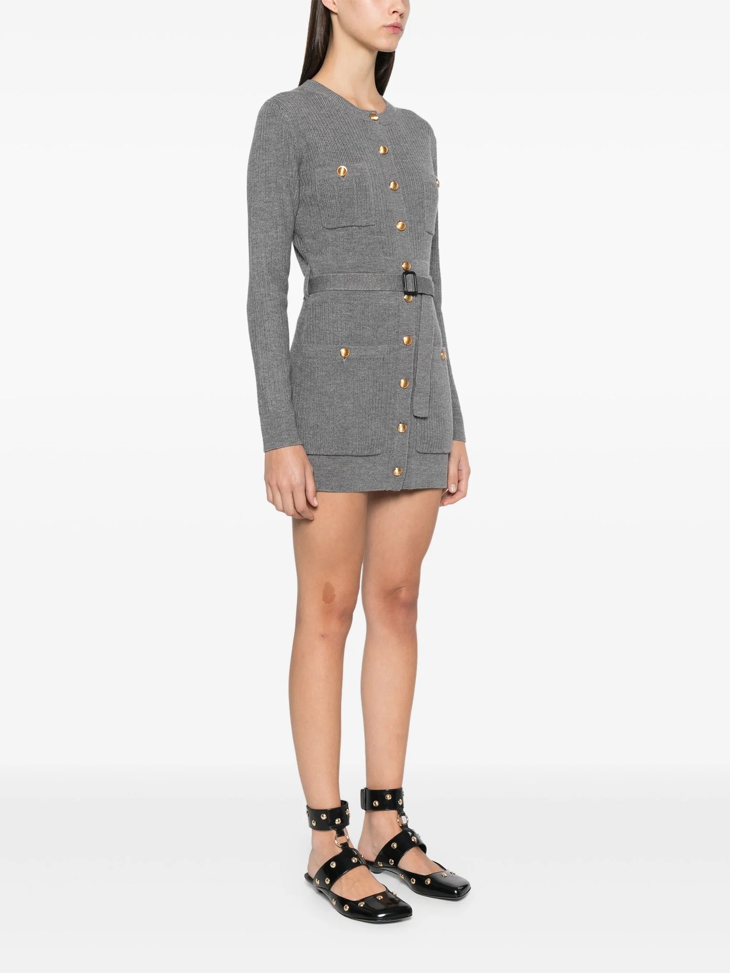 long fitted cardigan