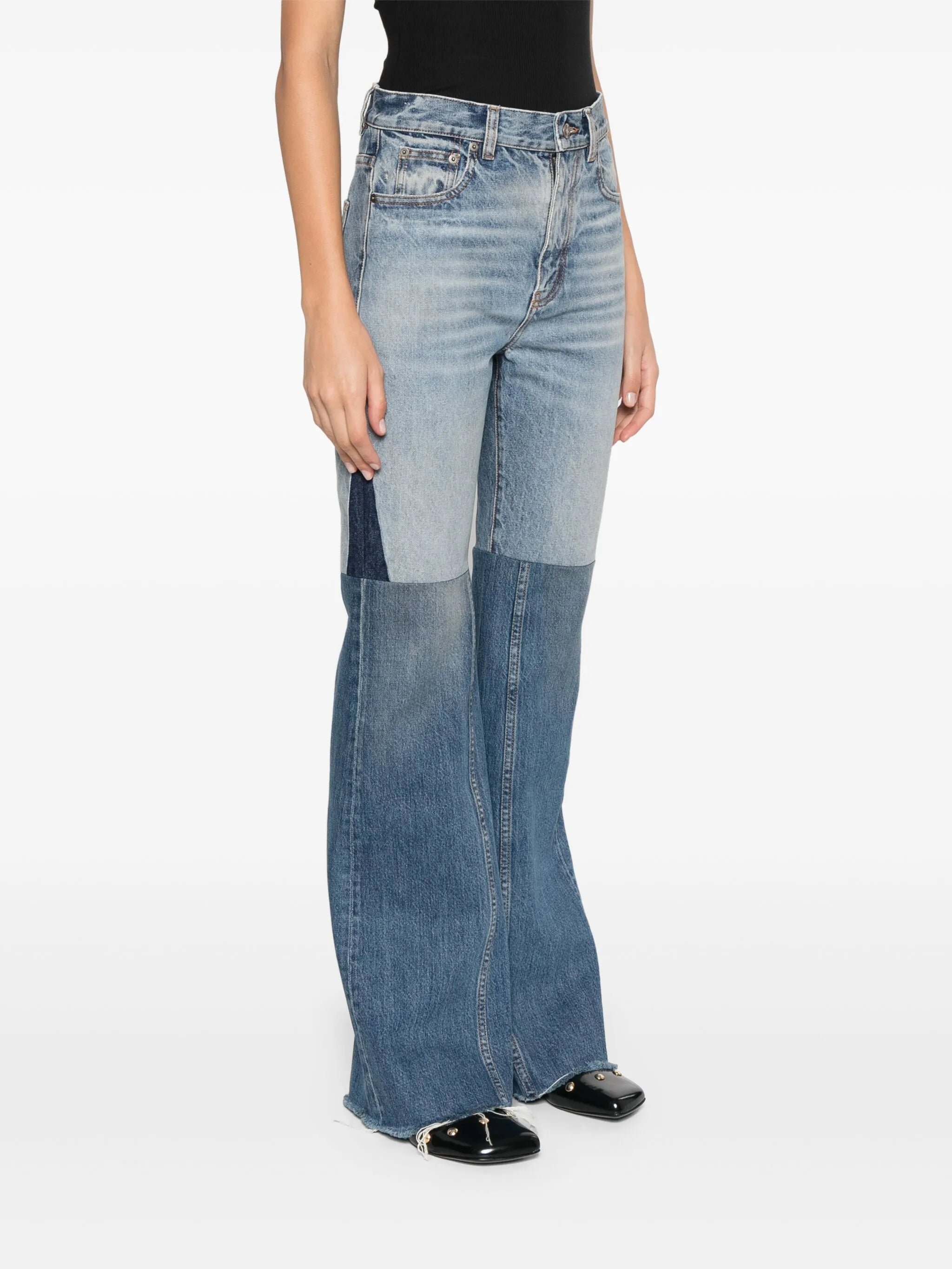 wide-leg jeans