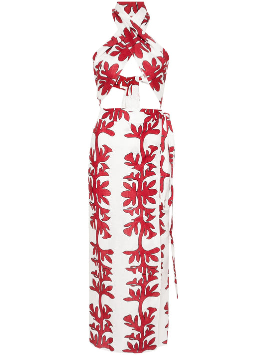 Tuscany maxi skirt set