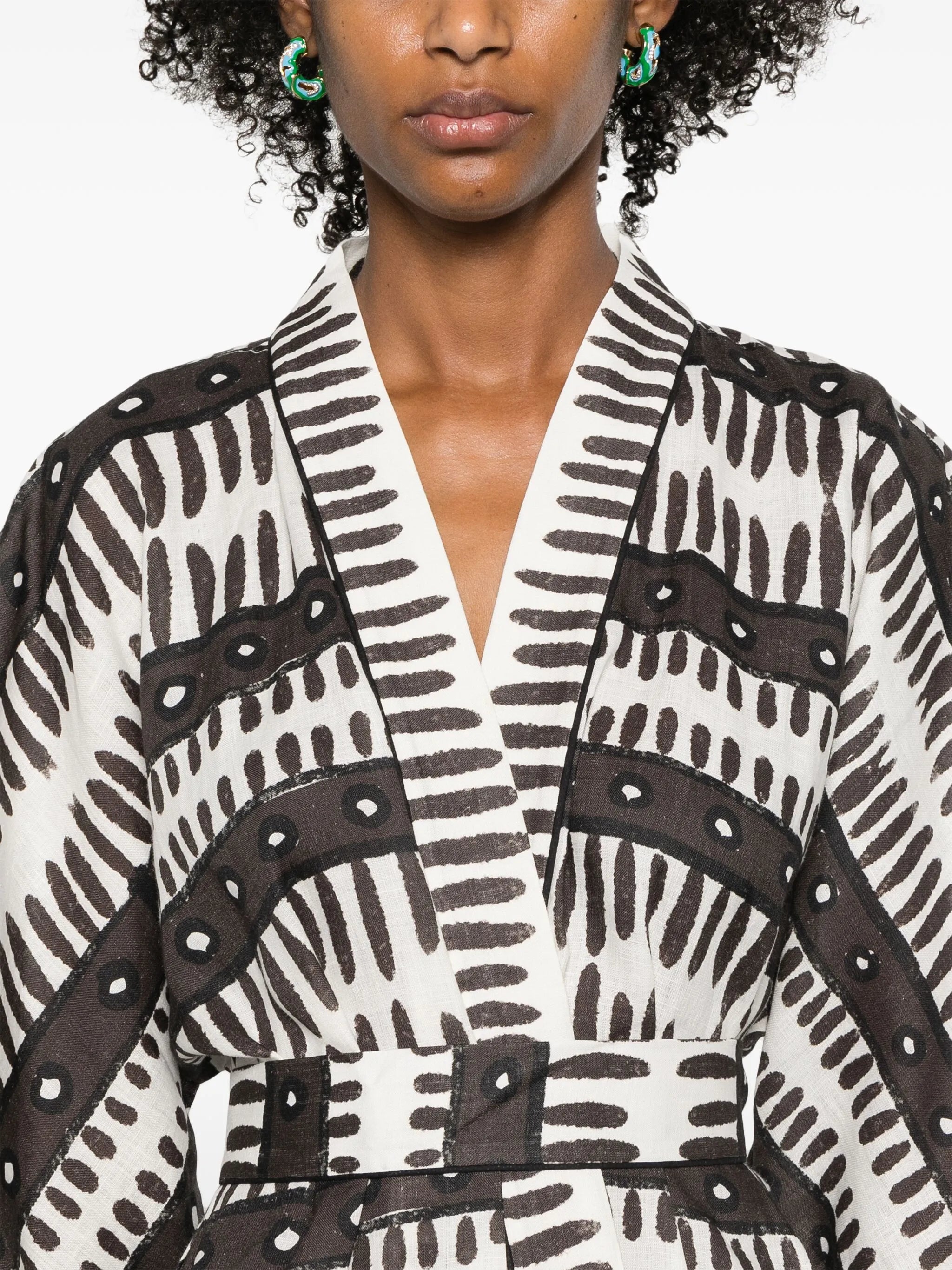 Kenya abstract-print dress