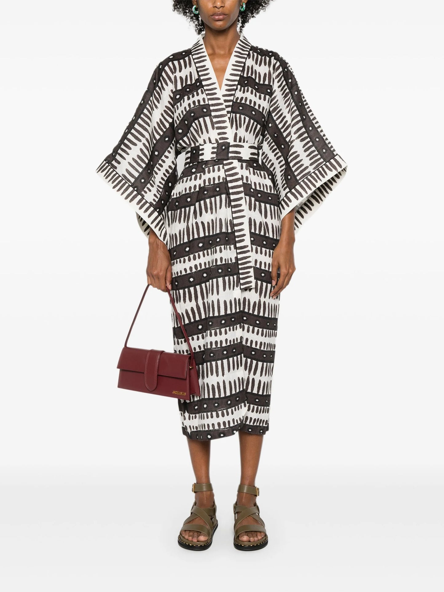 Kenya abstract-print dress