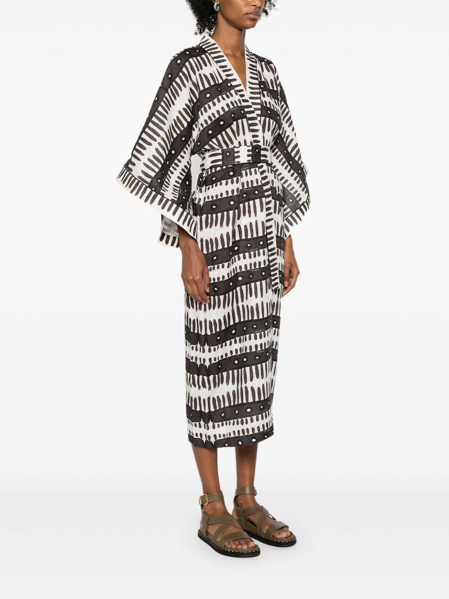 Kenya abstract-print dress