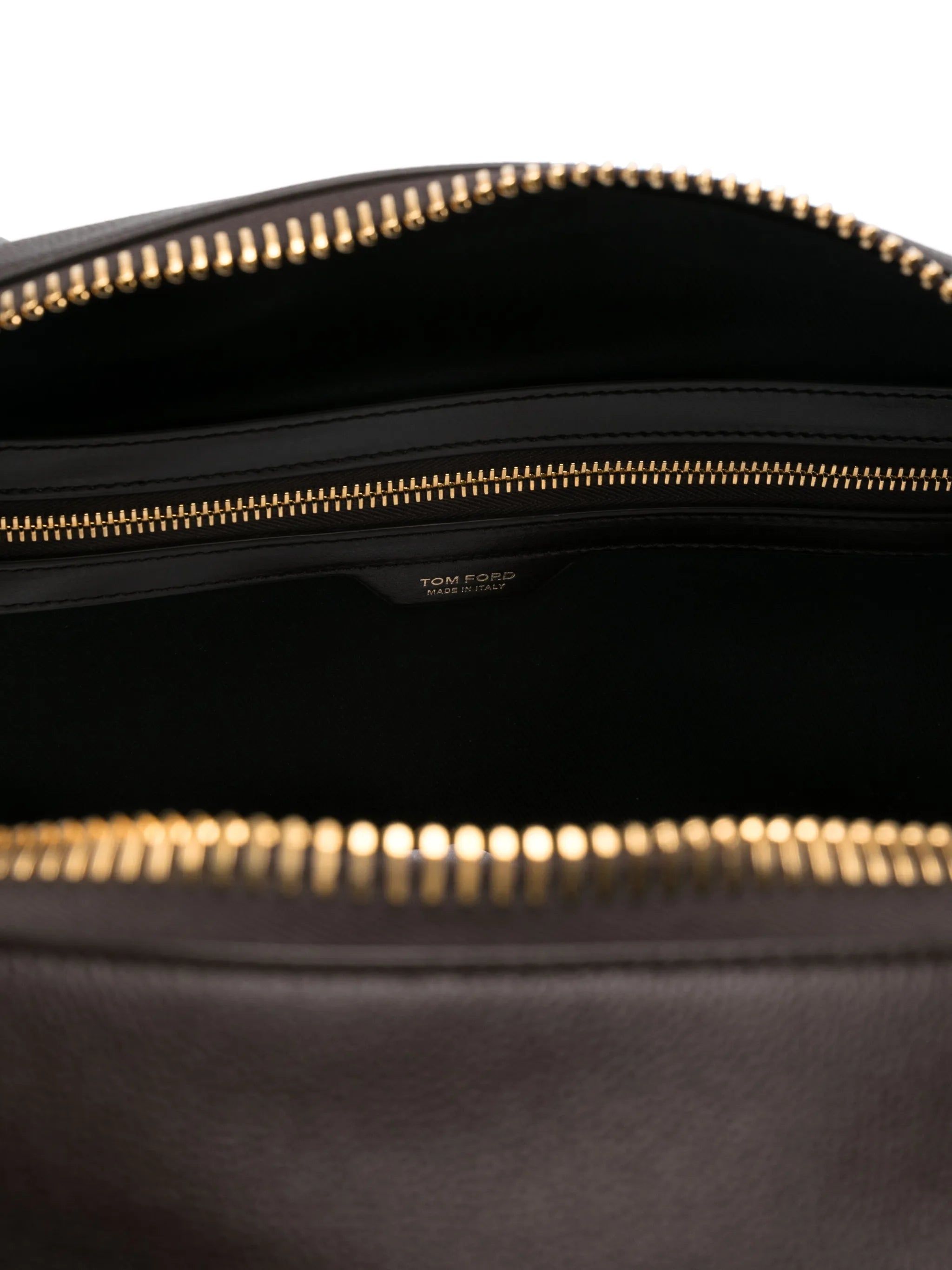 leather side-buckle holdall