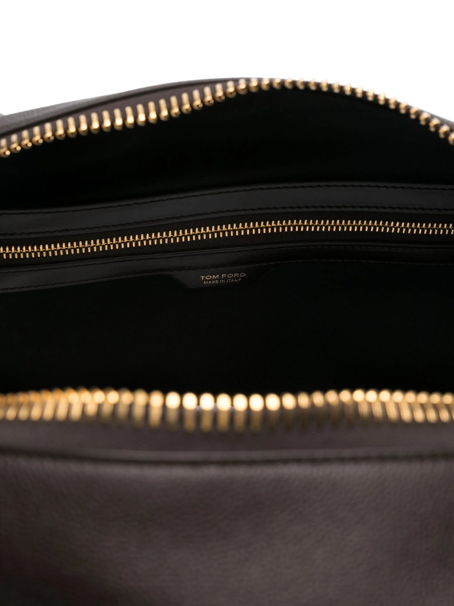 leather side-buckle holdall