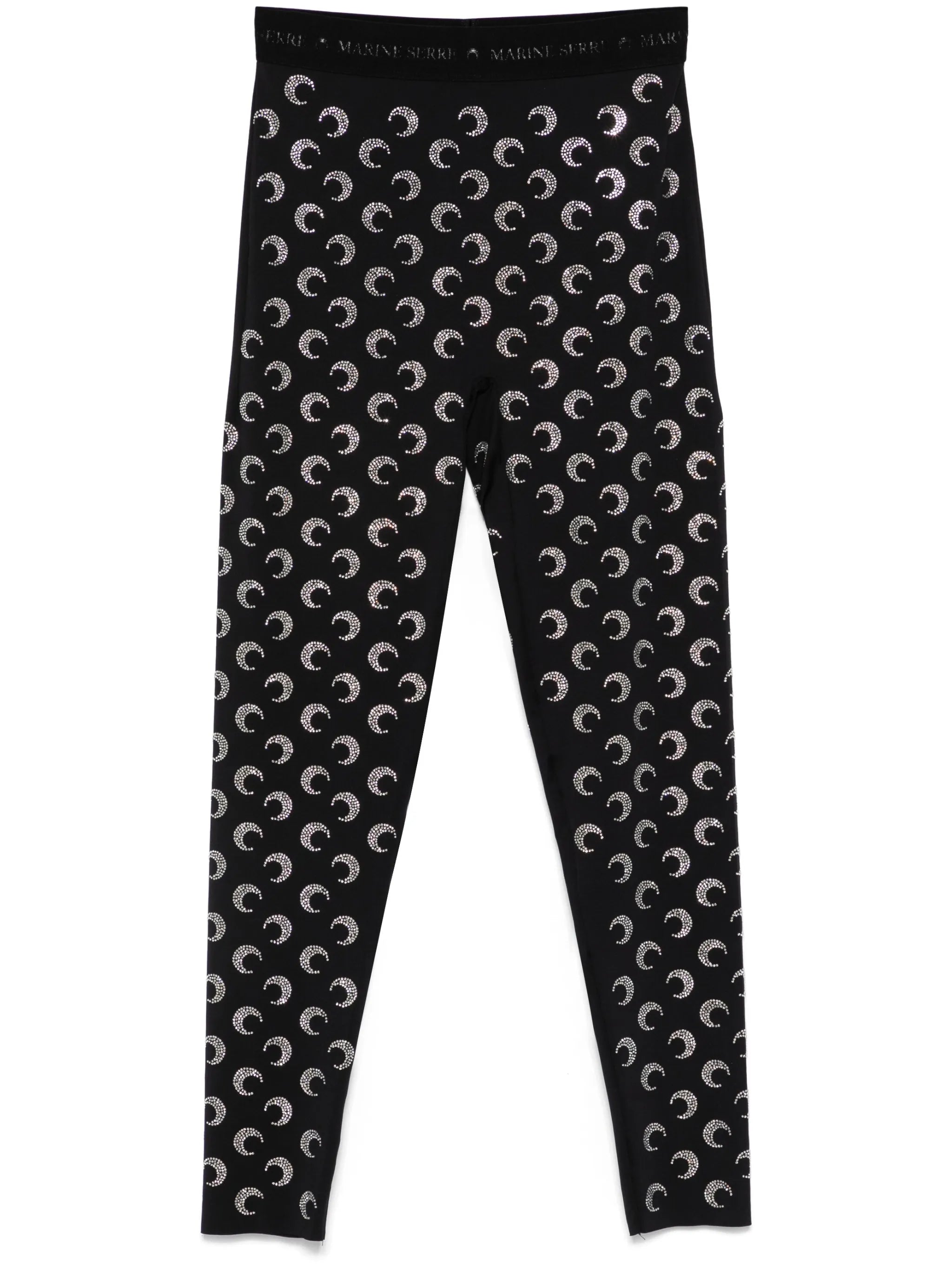 Crescent Moon-embellished leggings