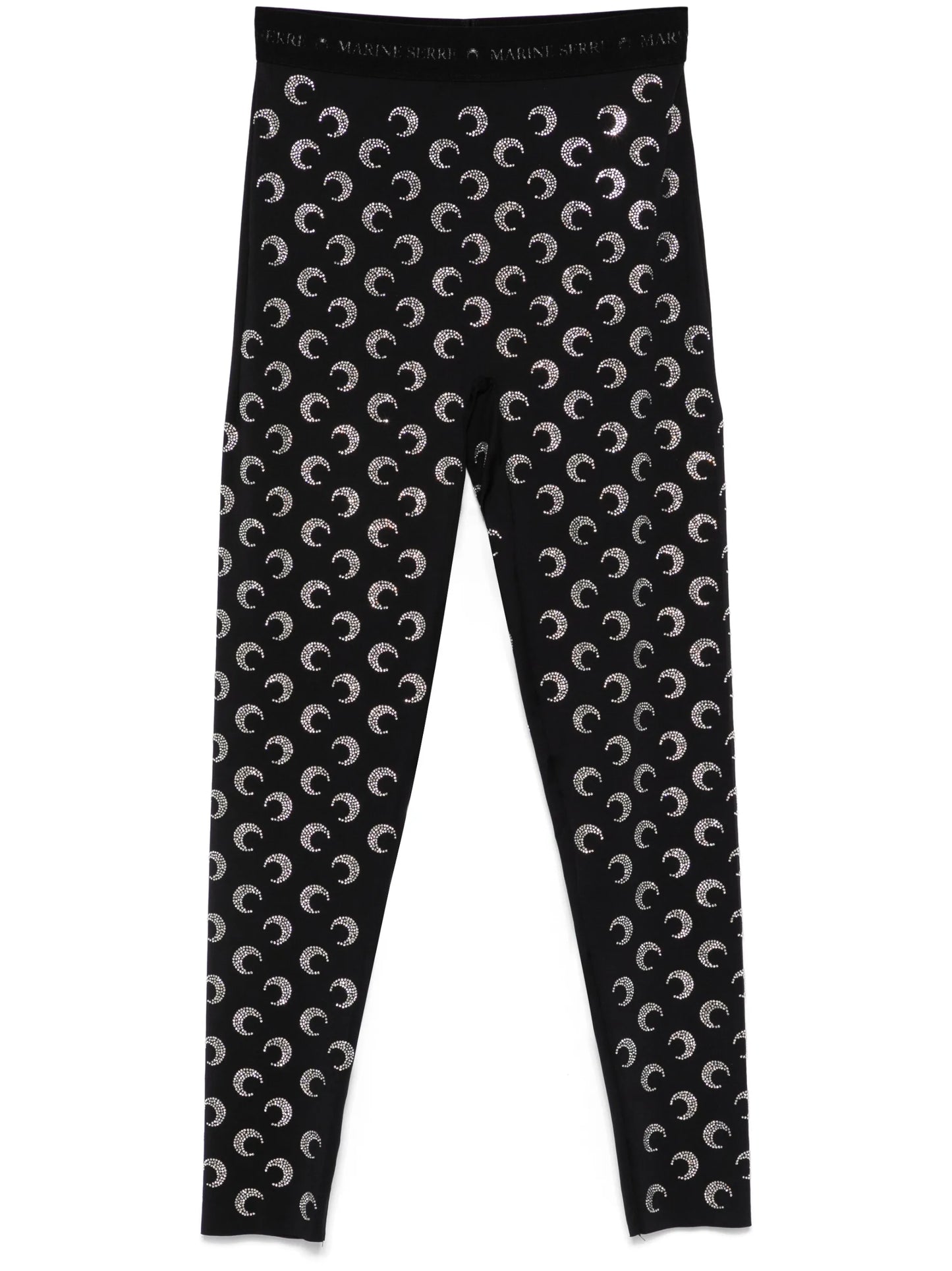 Crescent Moon-embellished leggings