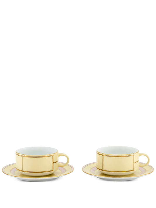 Diva Giallo tea set for two