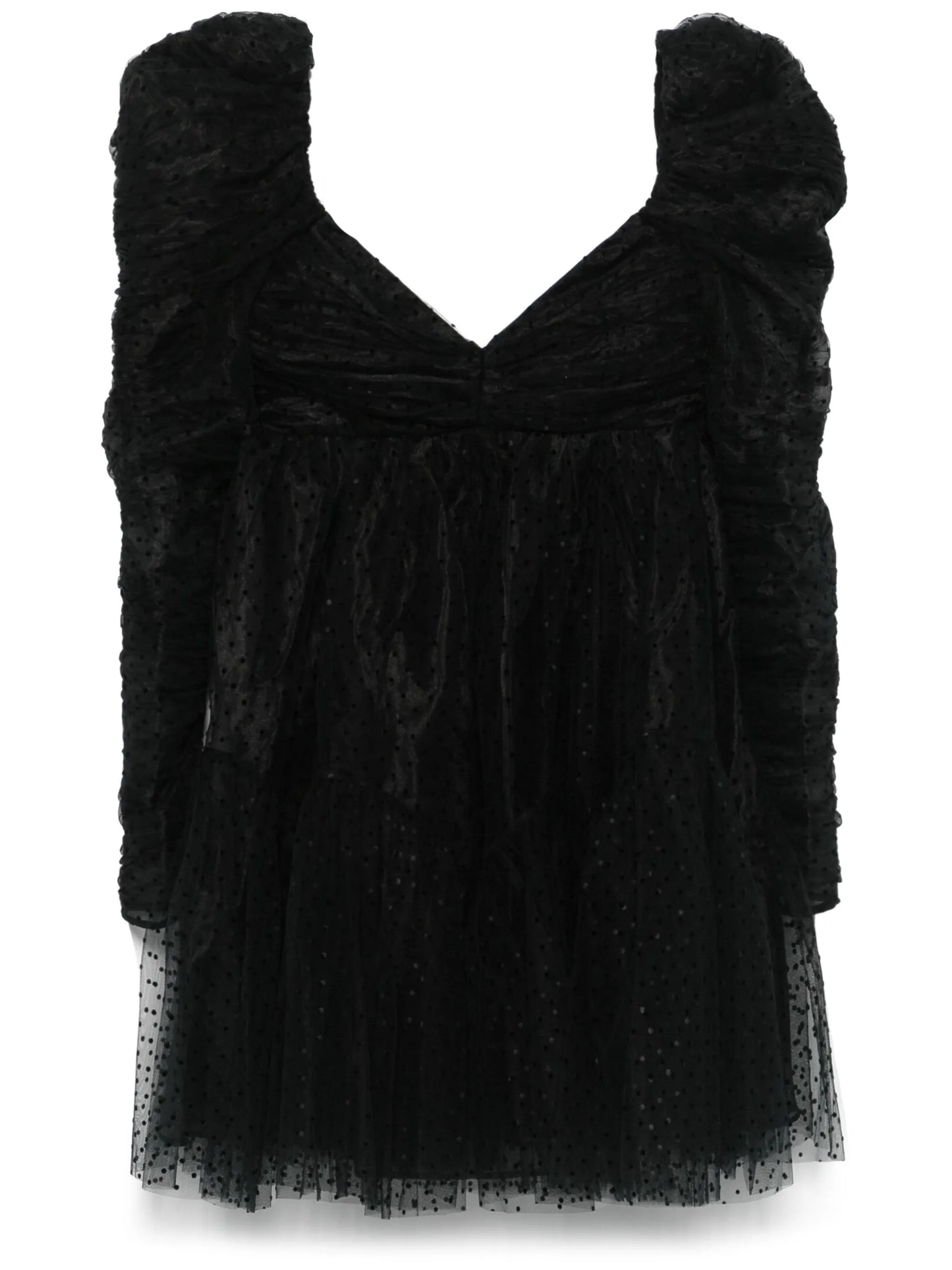 ruched mini dress