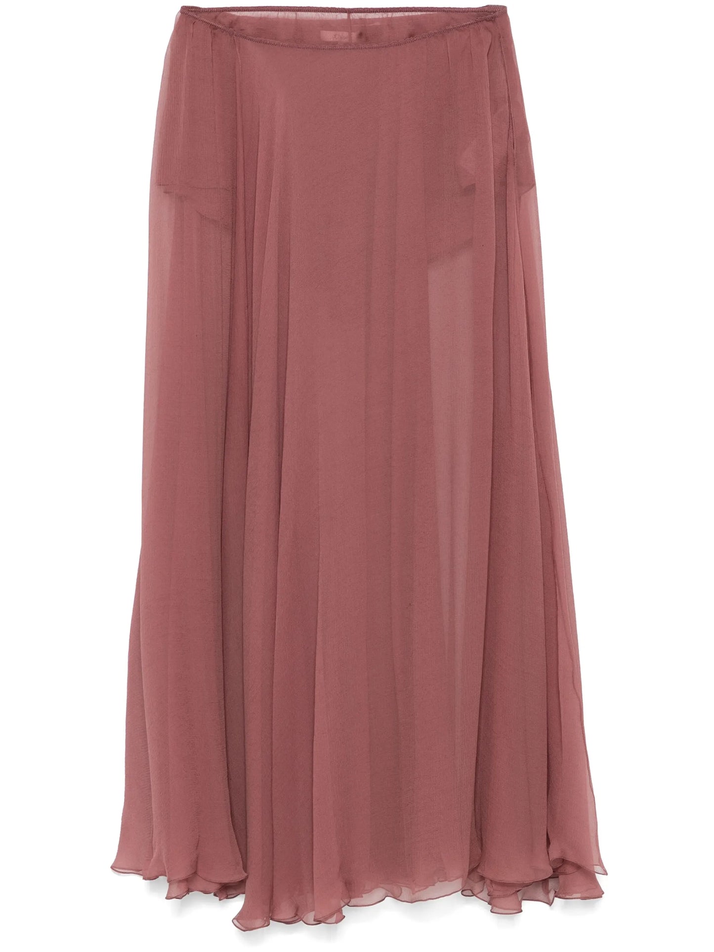 Flou midi skirt