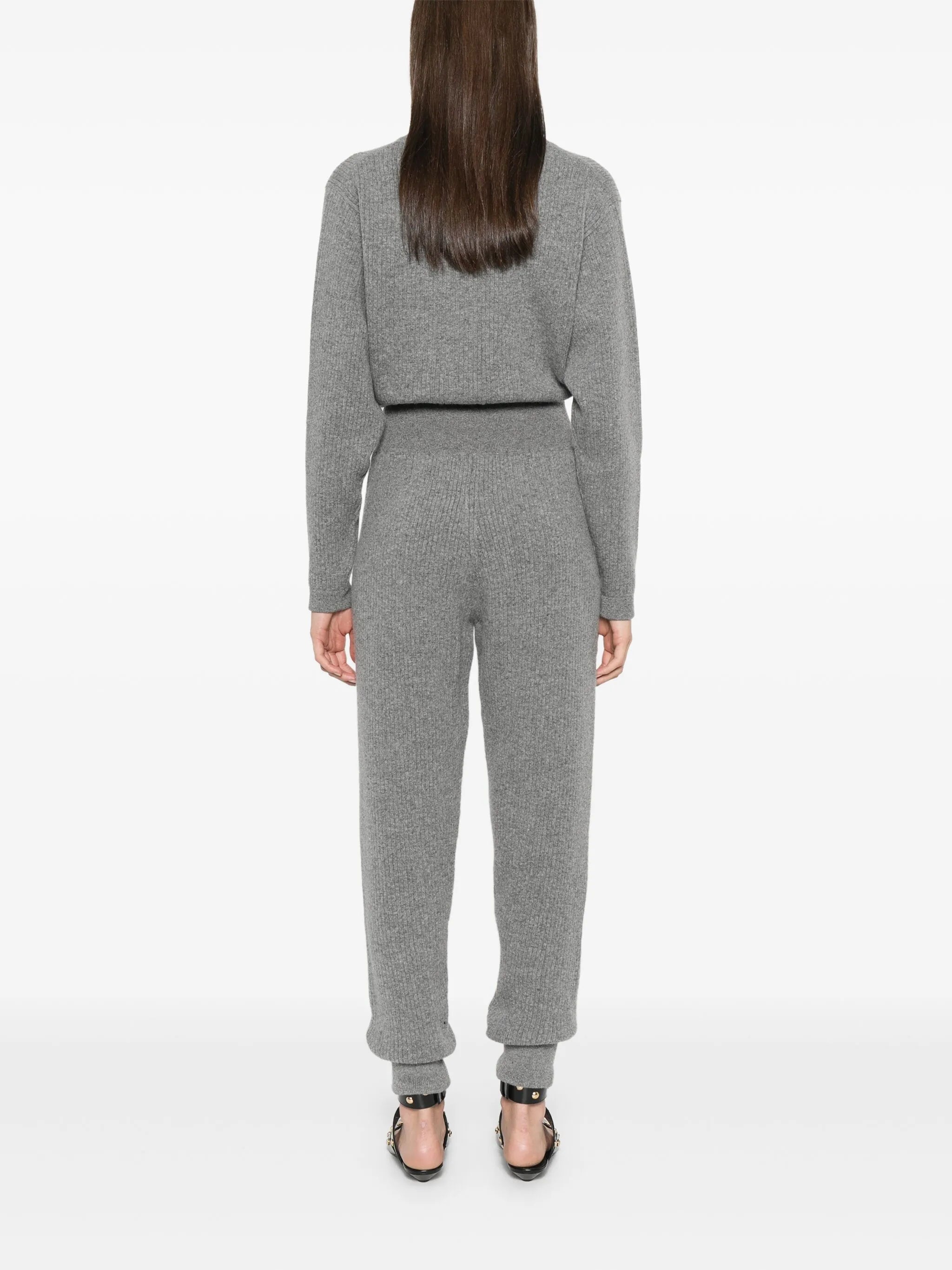 ribbed-knit jumpsuit
