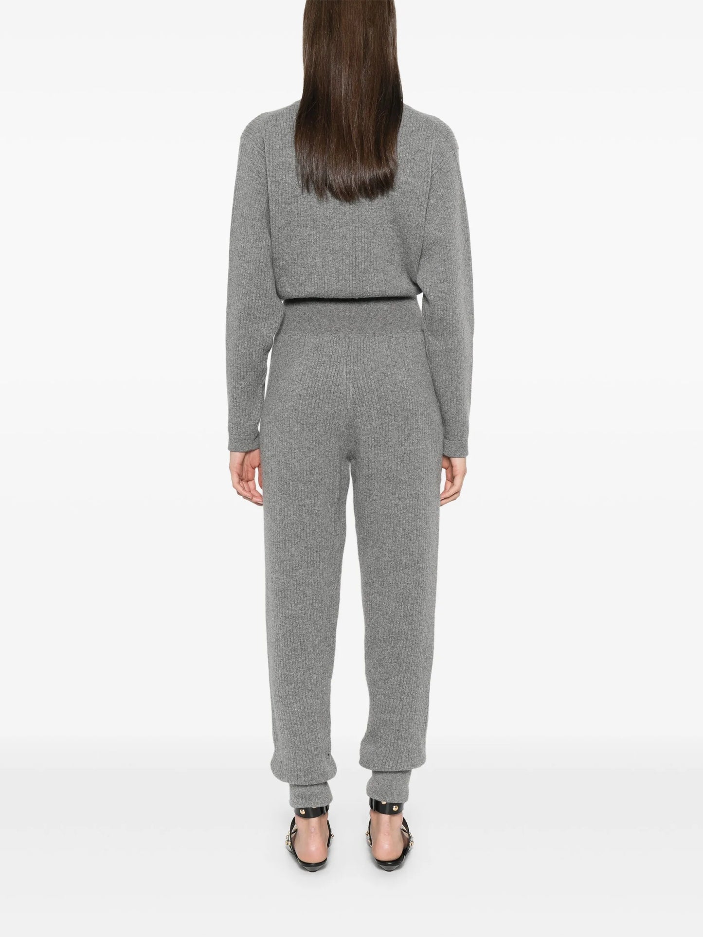 ribbed-knit jumpsuit