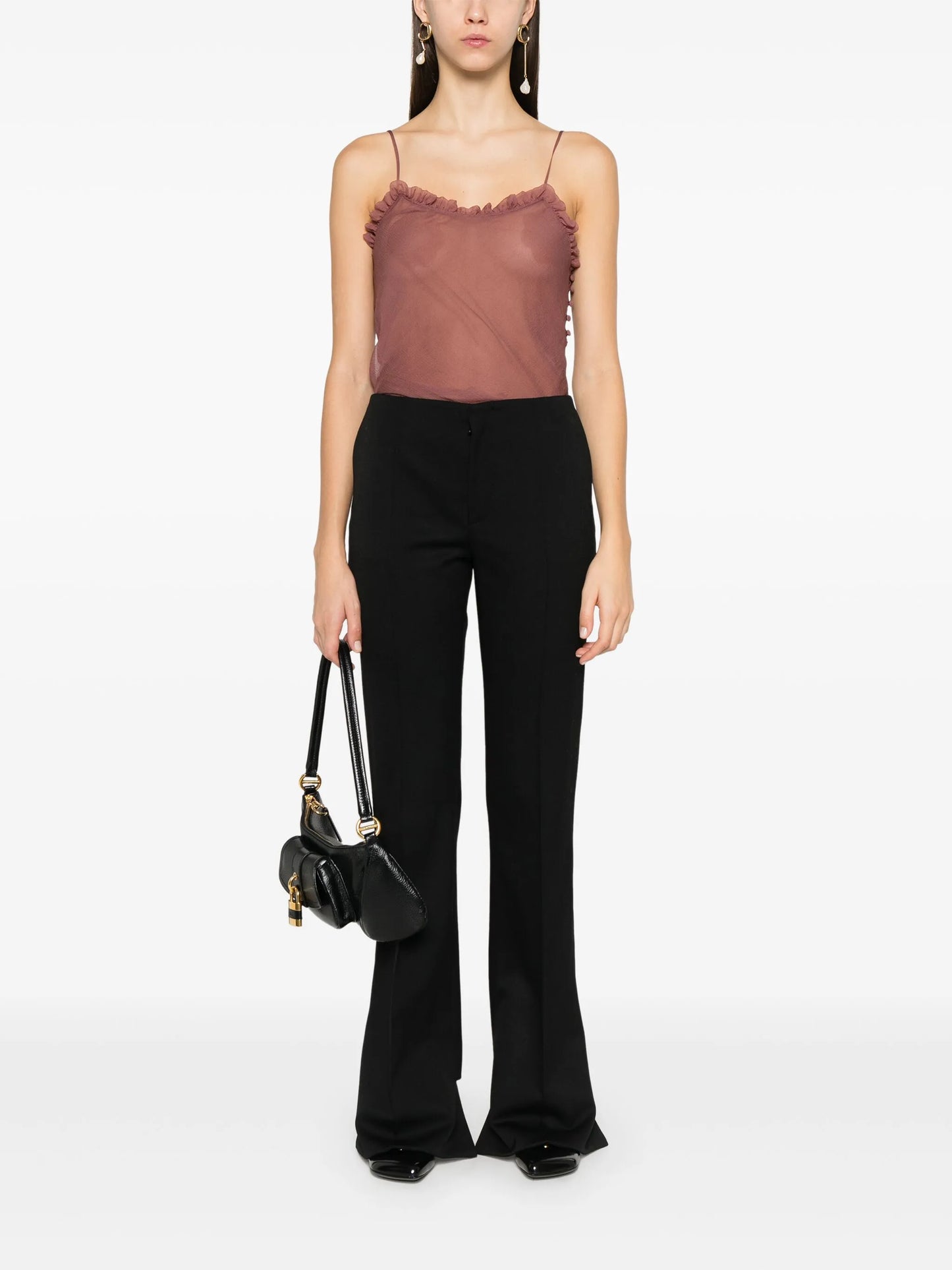 asymmetric trousers