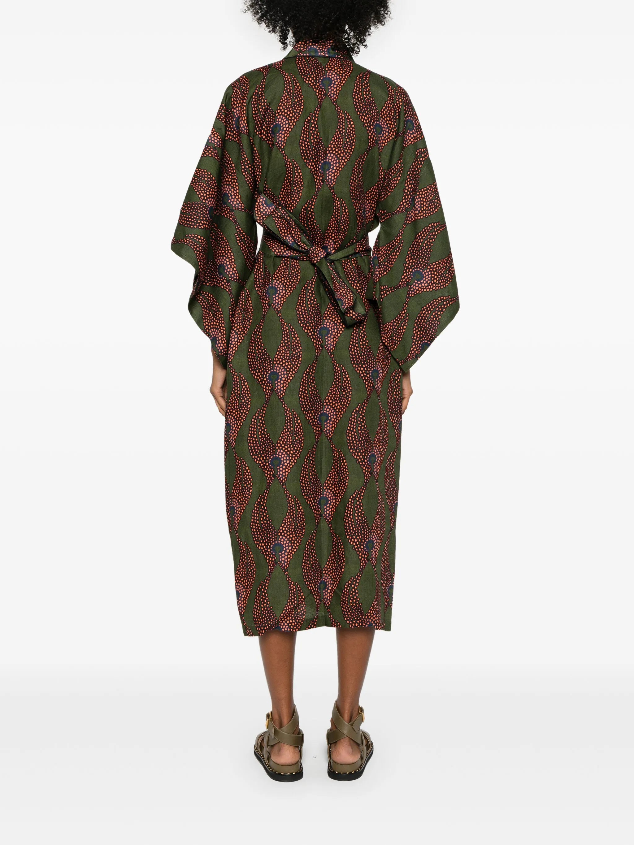 Ravello abstract-print dress