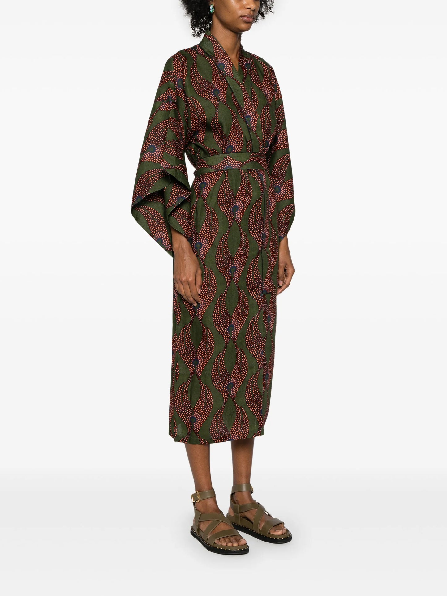 Ravello abstract-print dress