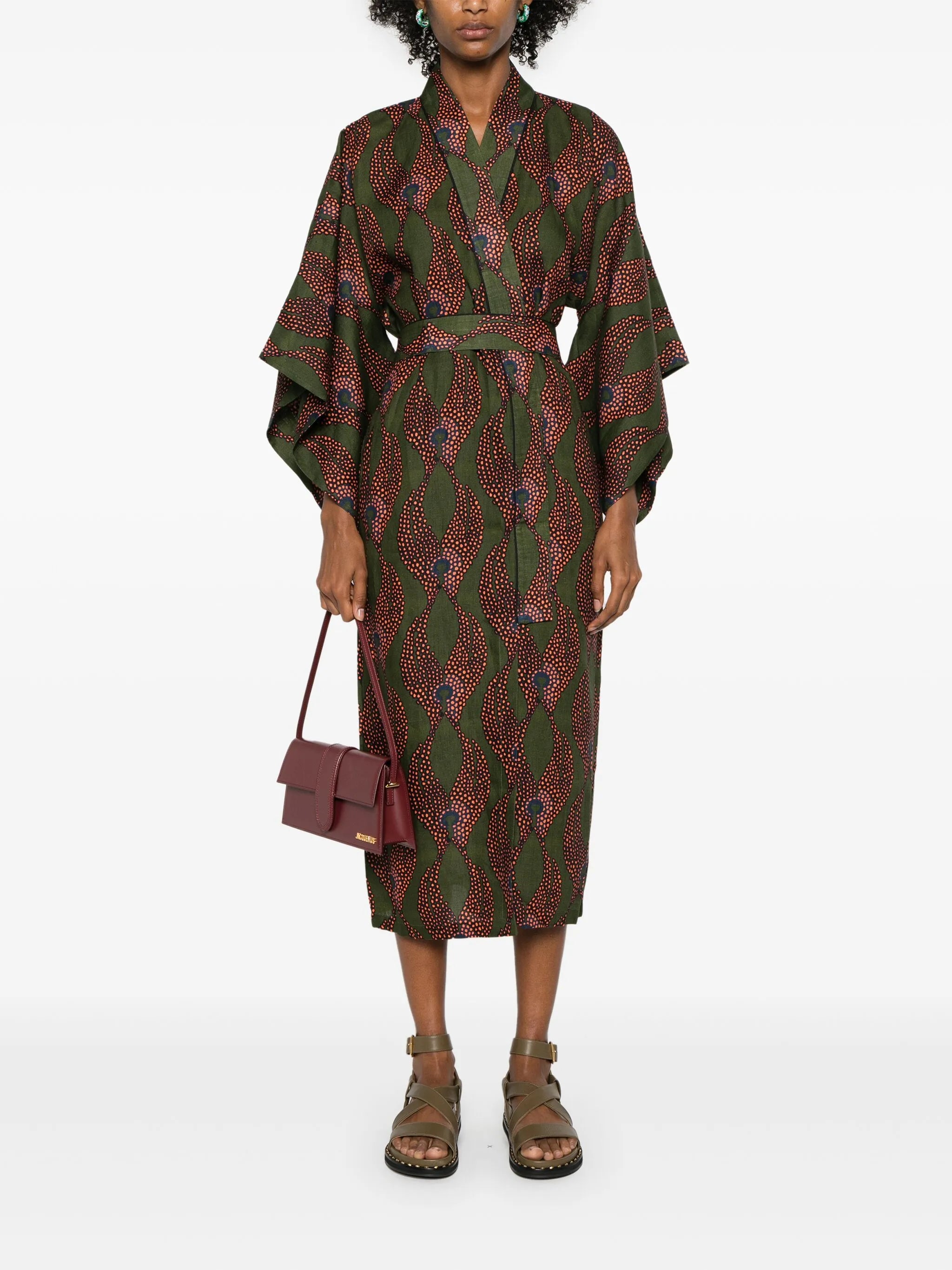Ravello abstract-print dress