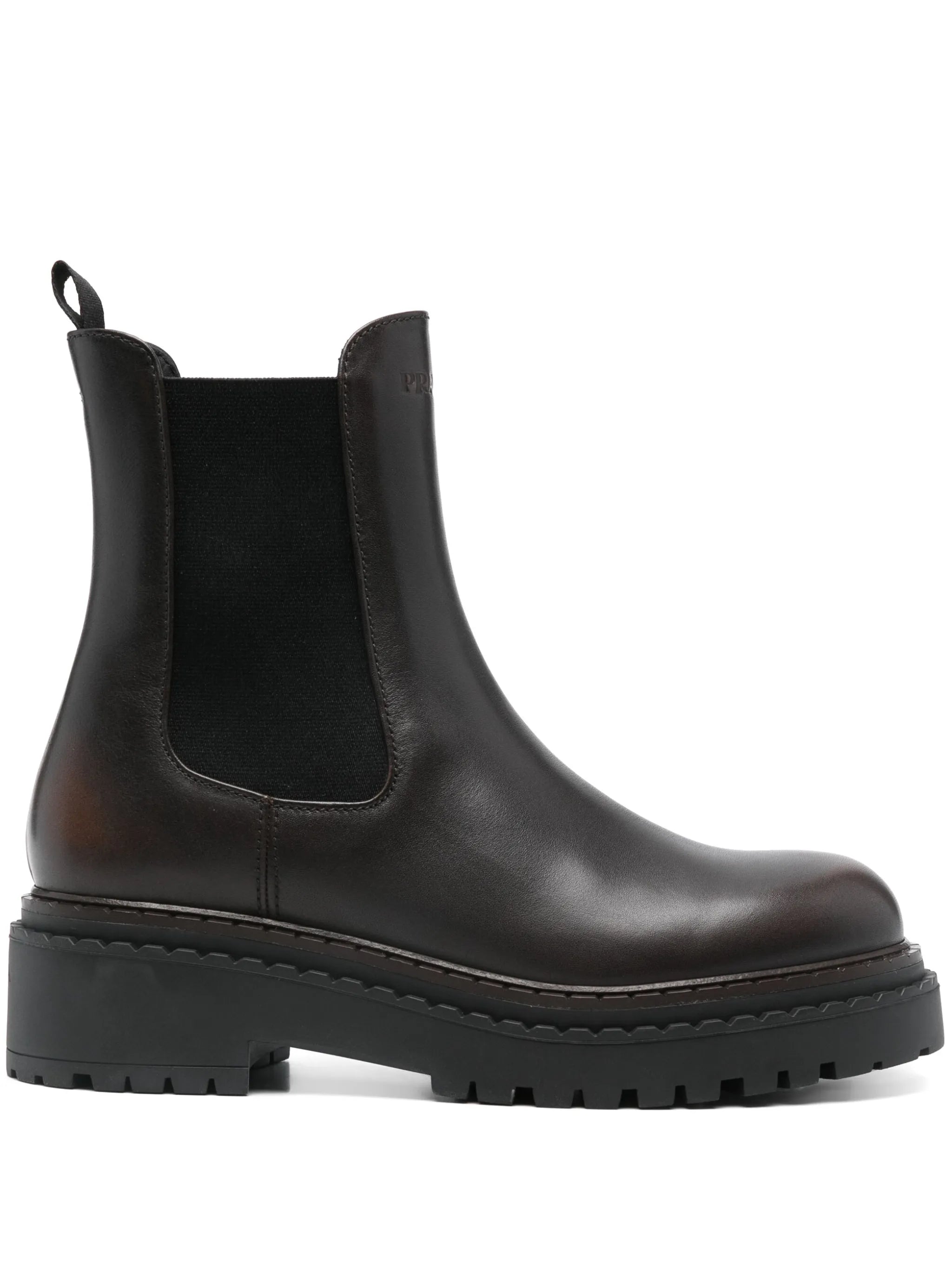 55mm logo-debossed boots