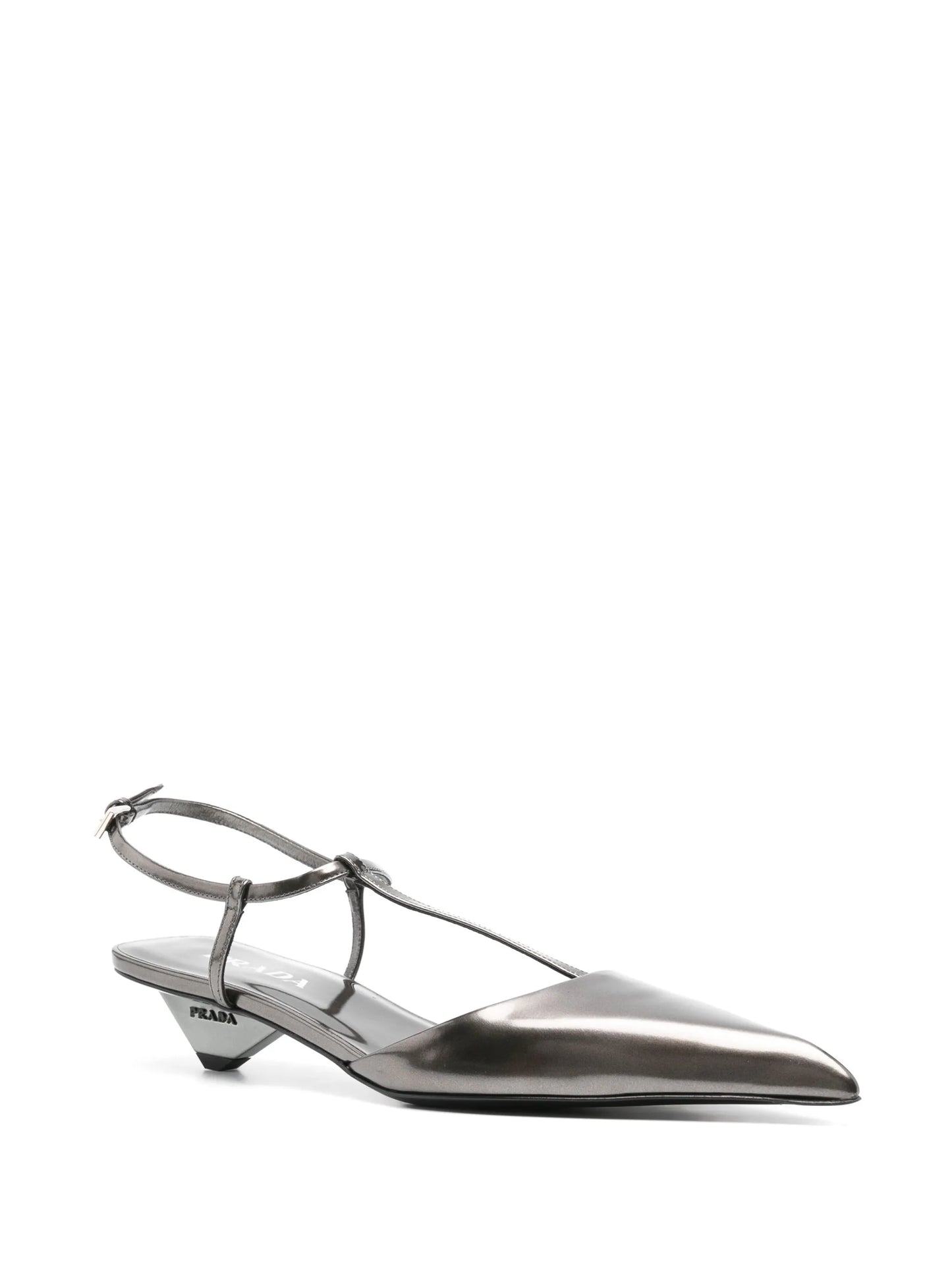 35mm metallic-finish pumps