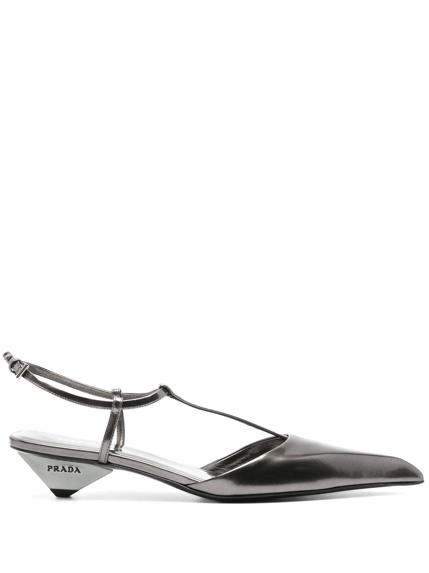 35mm metallic-finish pumps