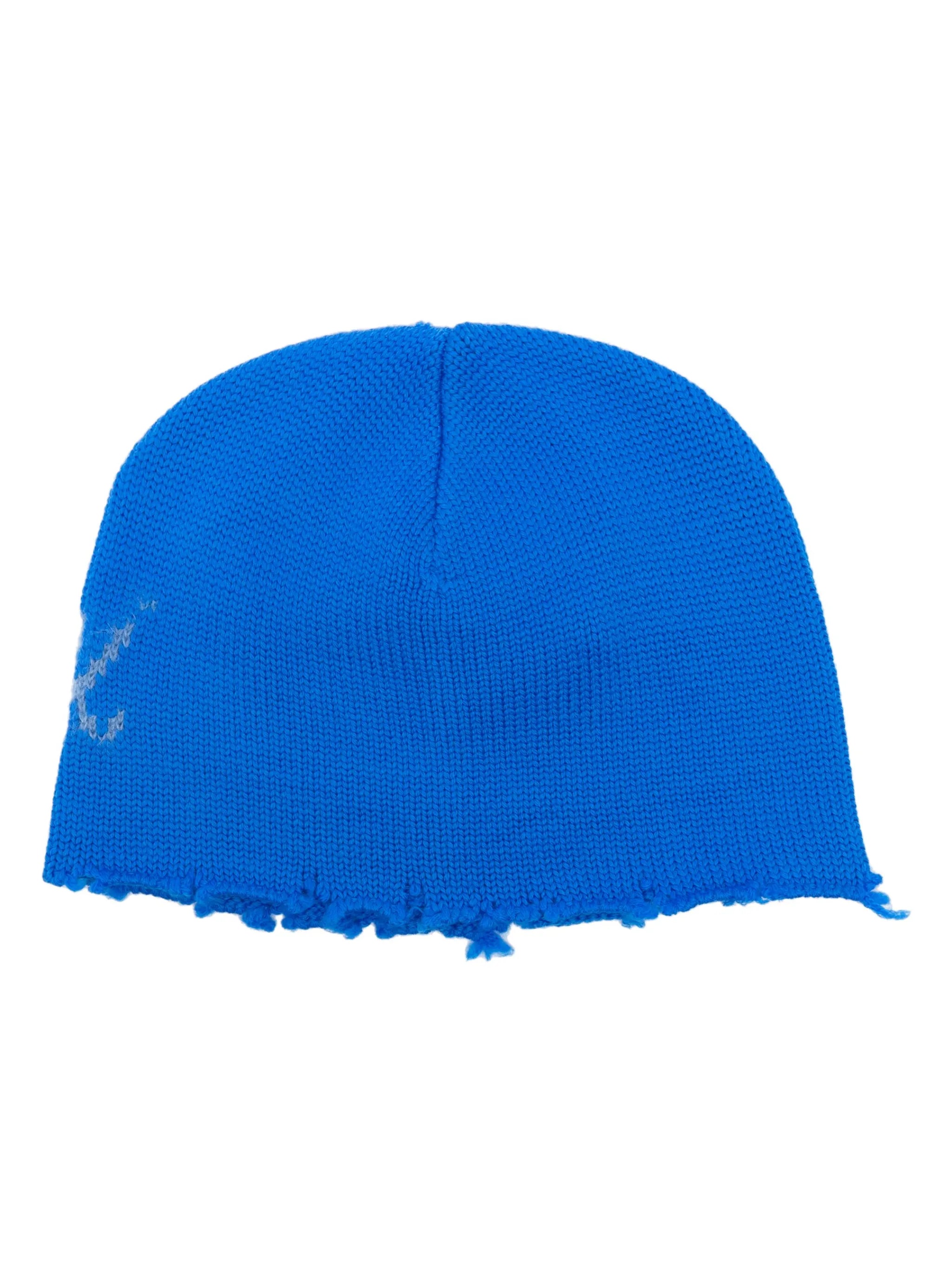 intarsia-logo wool beanie