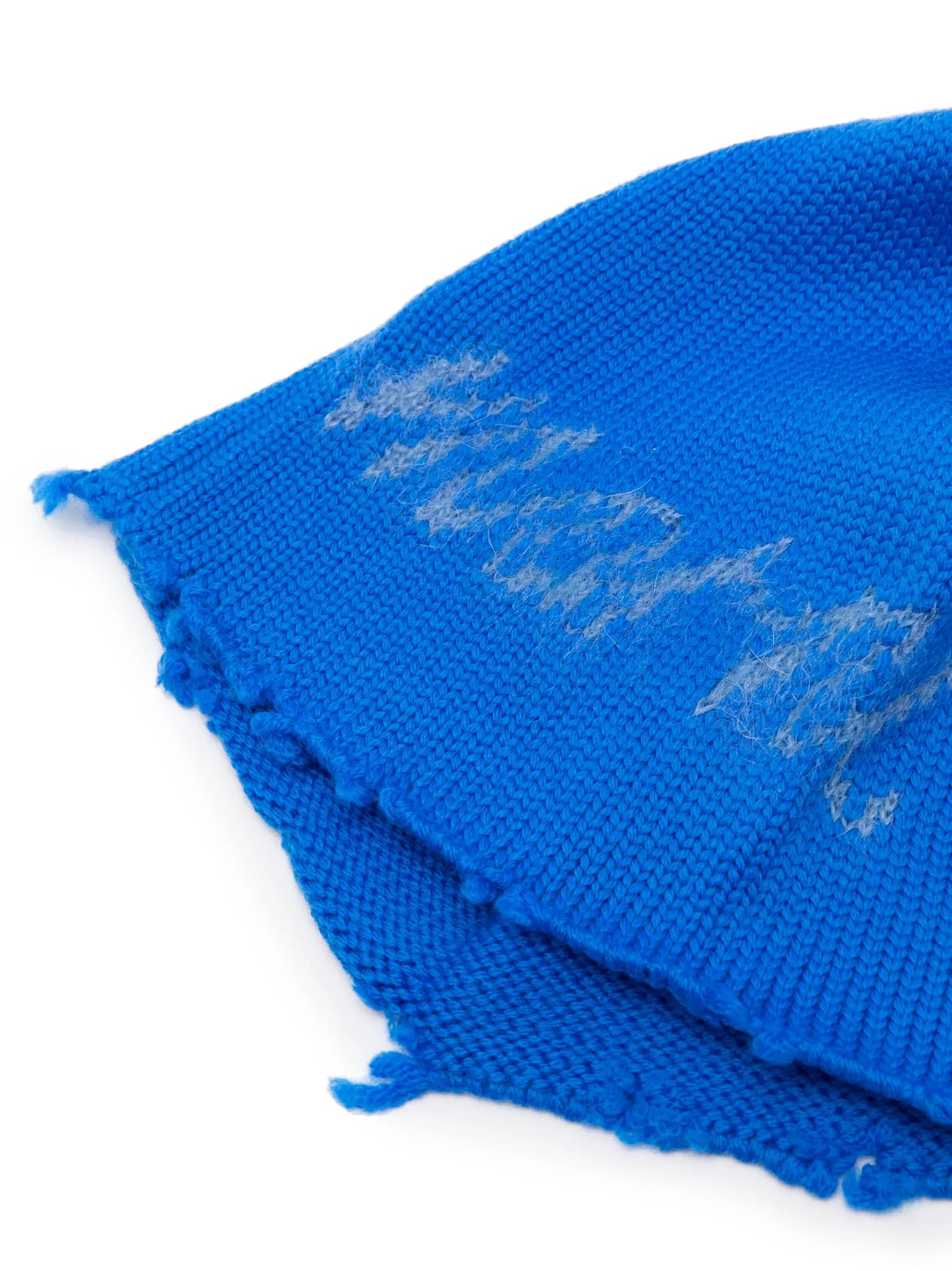 intarsia-logo wool beanie