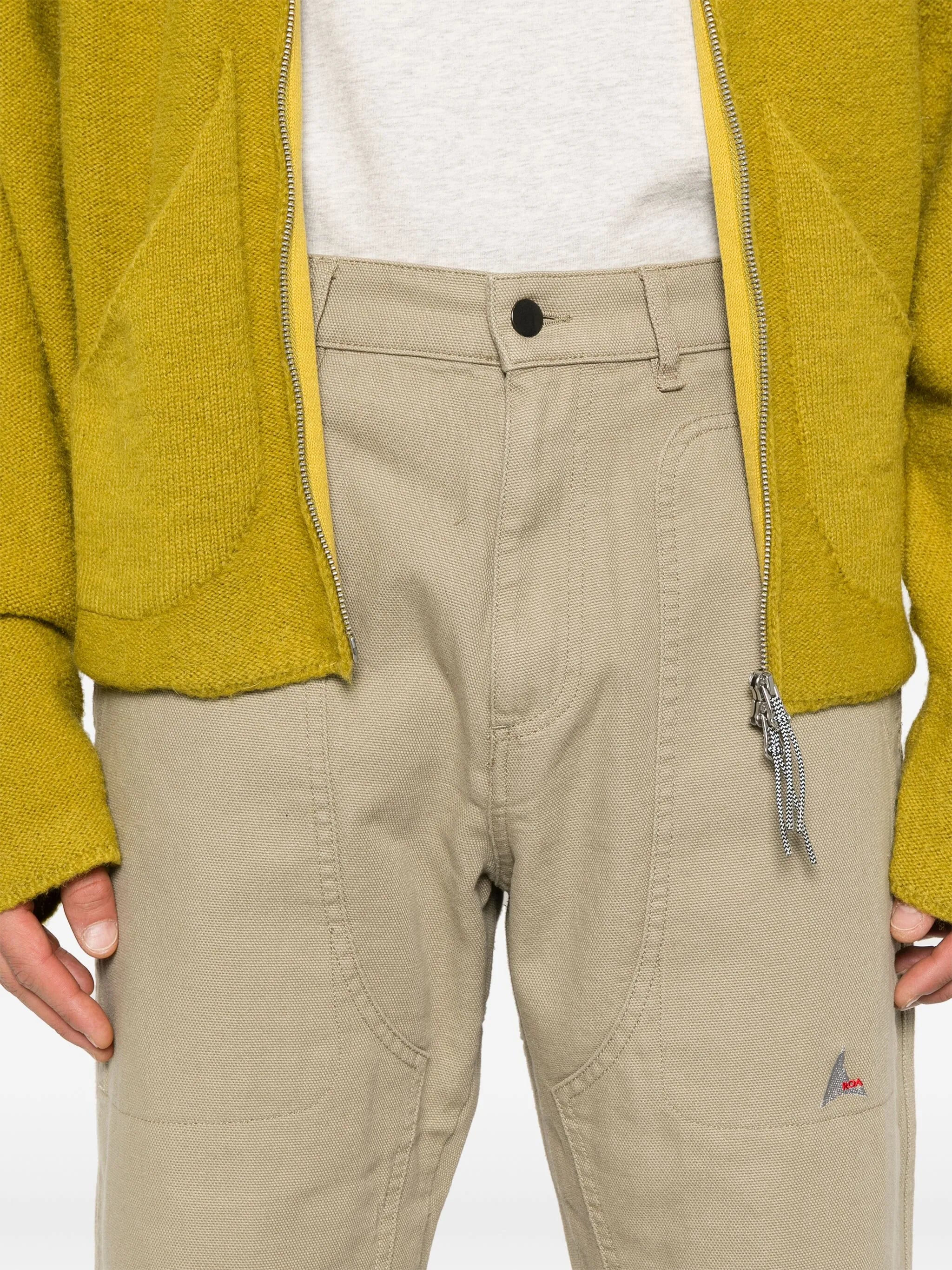 canvas cotton trousers
