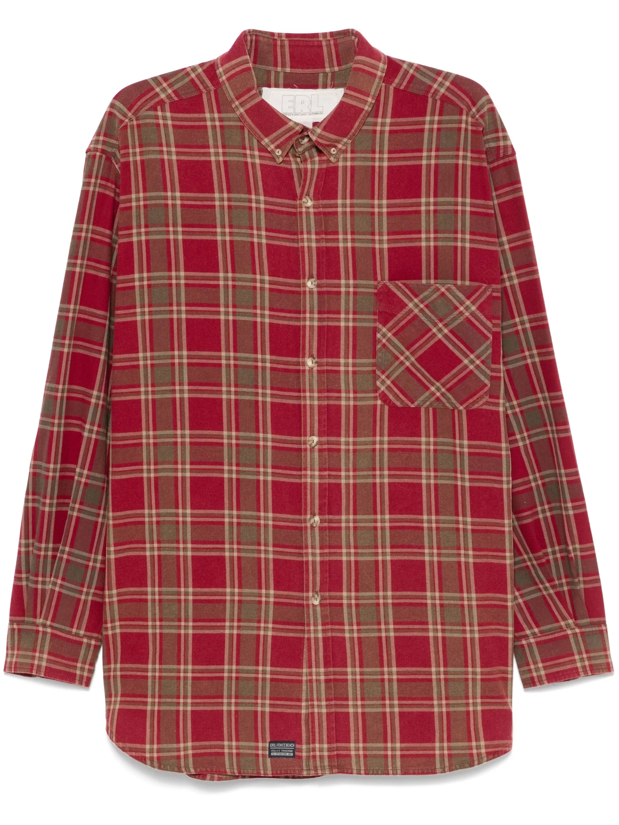 plaid-check shirt