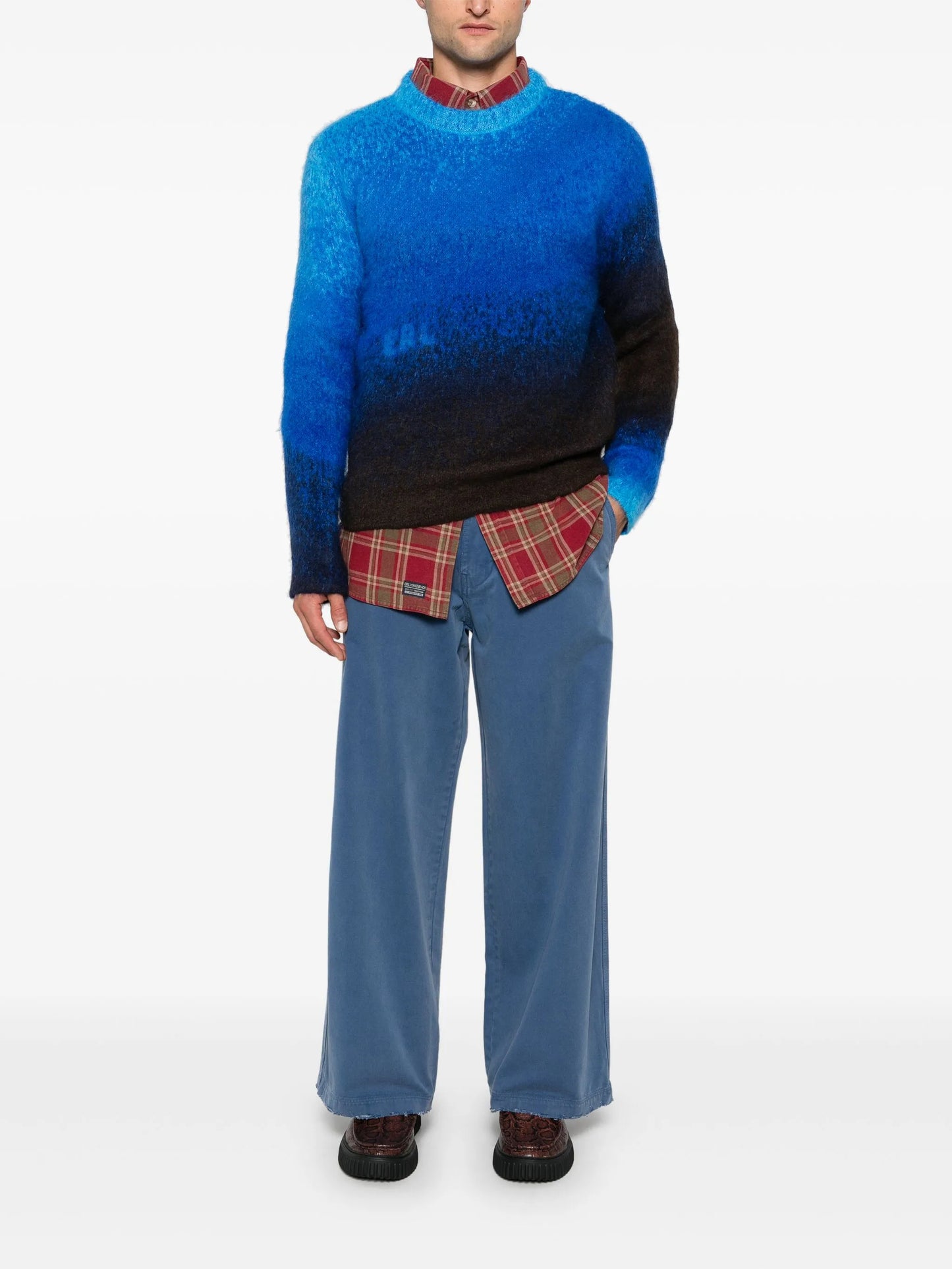 gradient-effect sweater