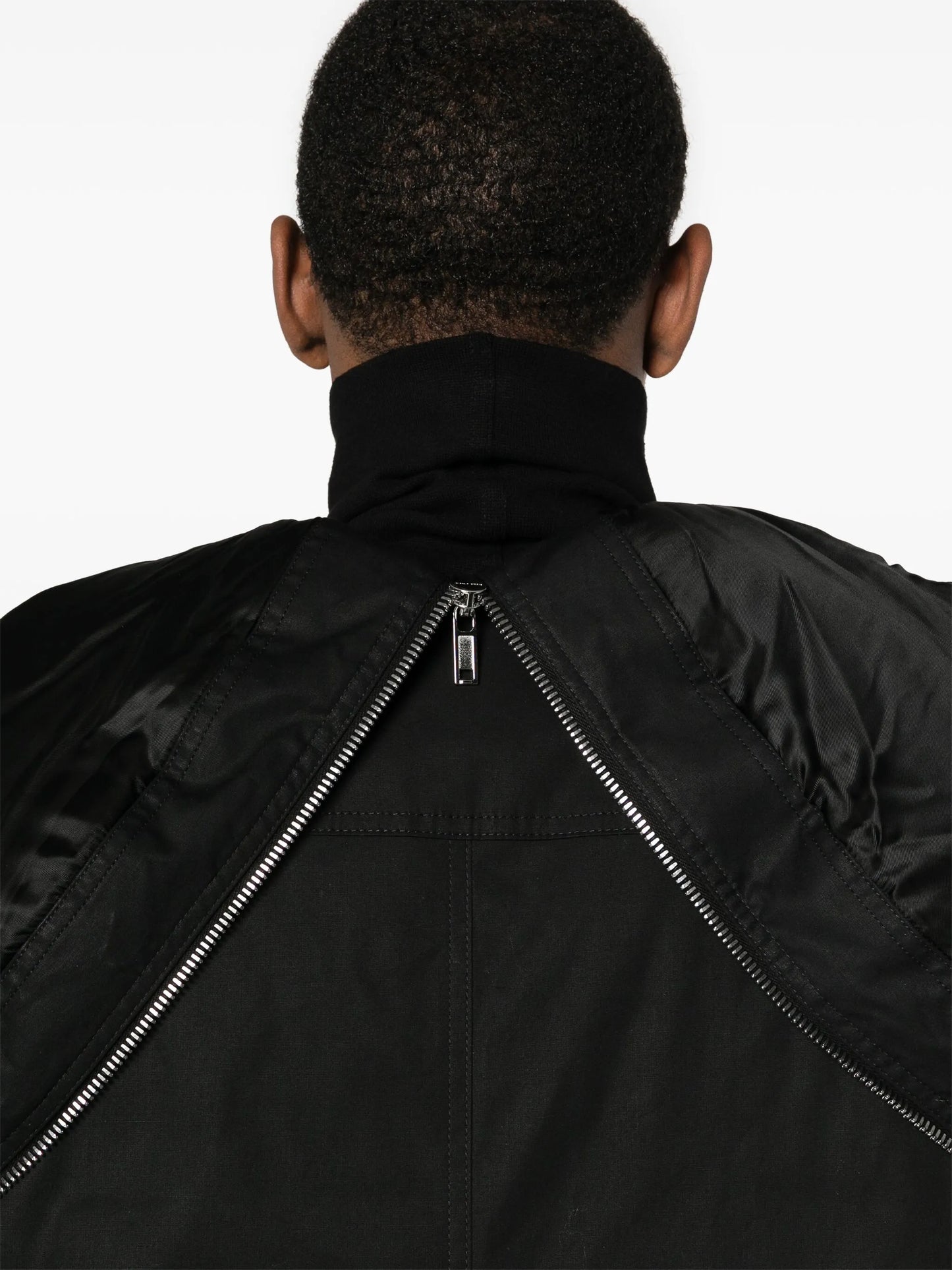 hooded padded coat