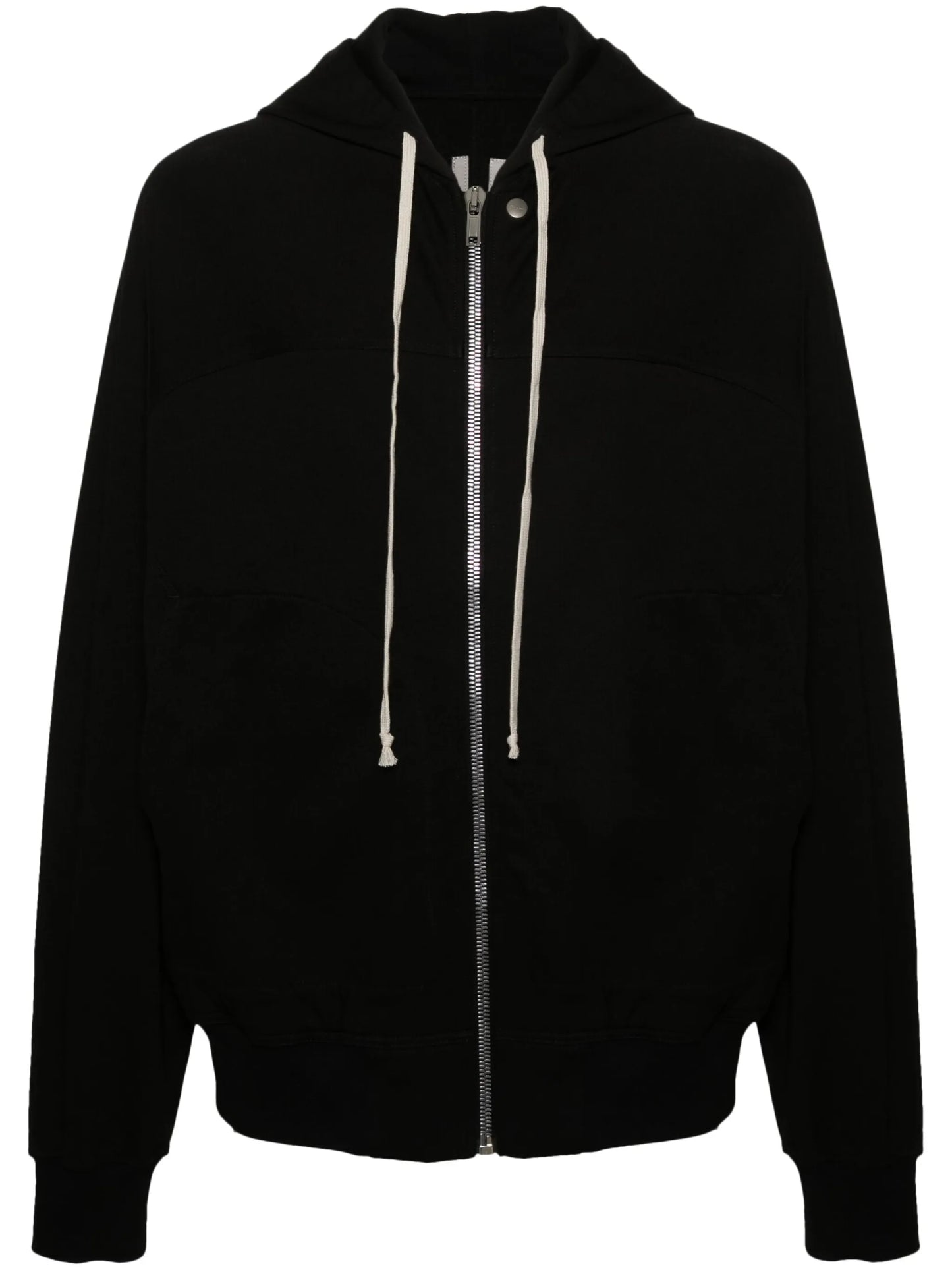 zip-up cotton hoodie