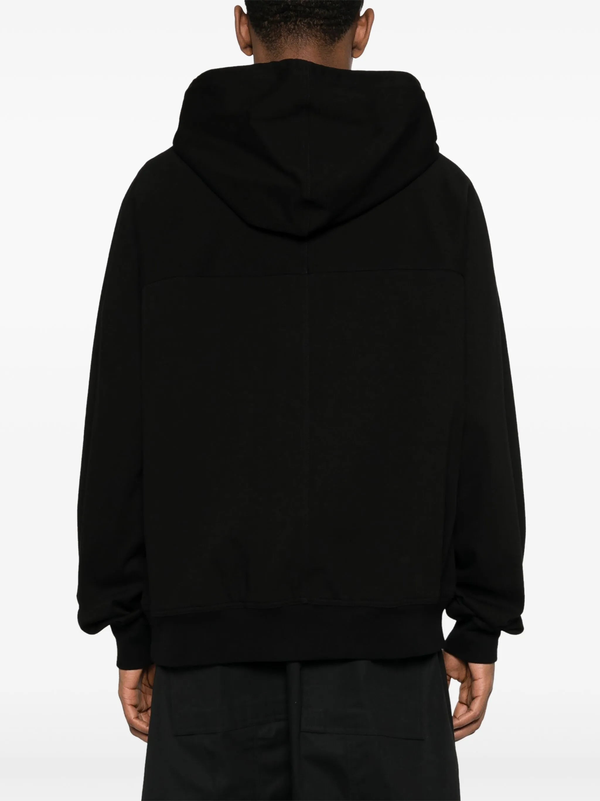 zip-up cotton hoodie