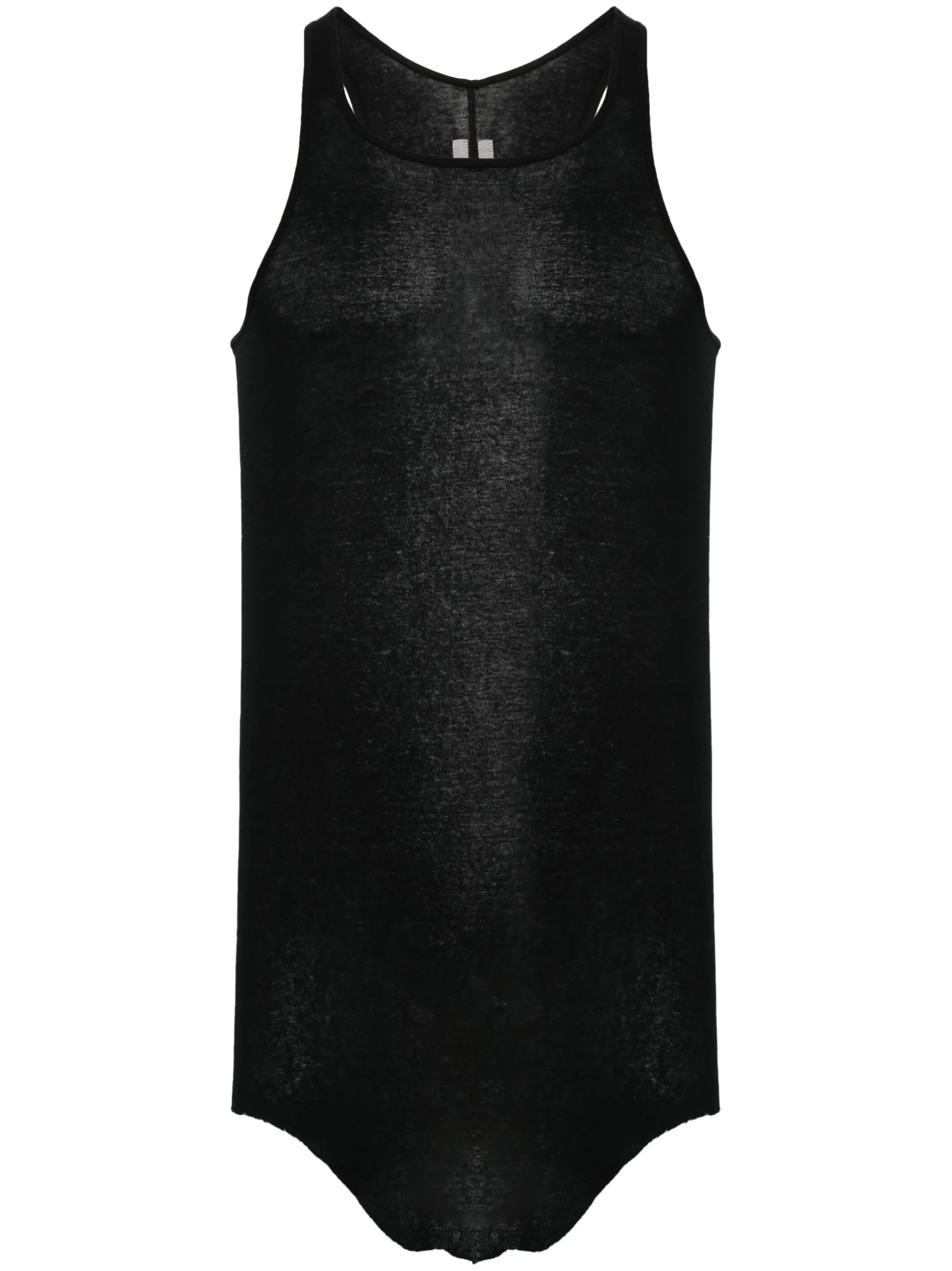 seam-detail cotton tank top