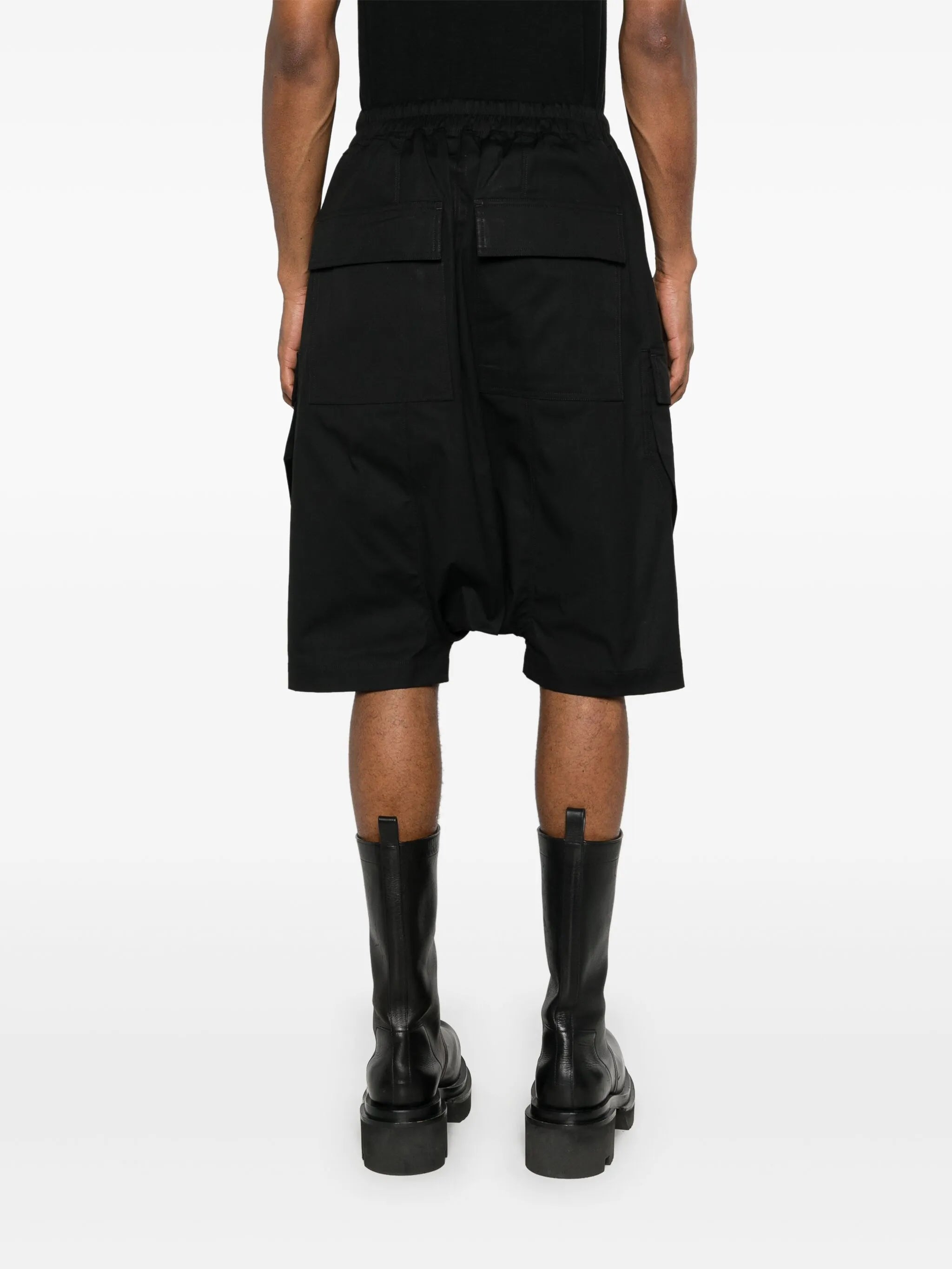 drop-crotch cargo shorts