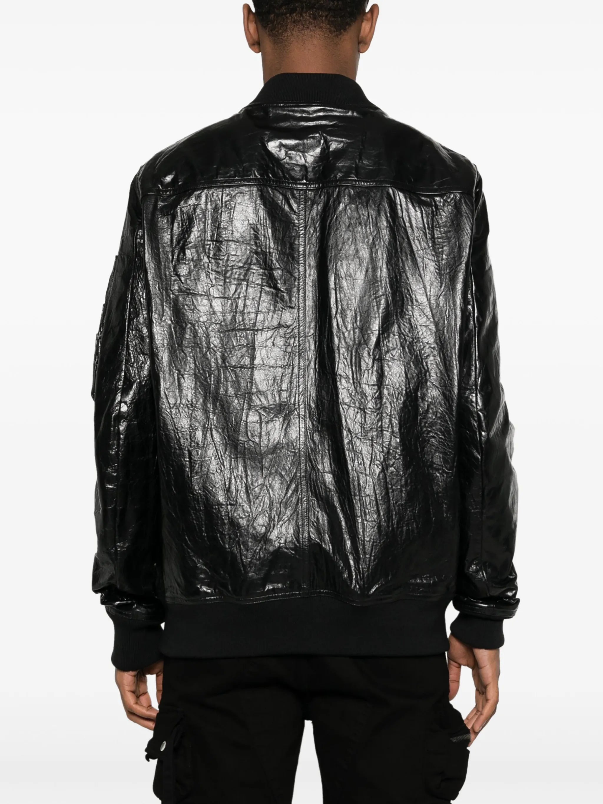 Classic Flight leather bomber jacket