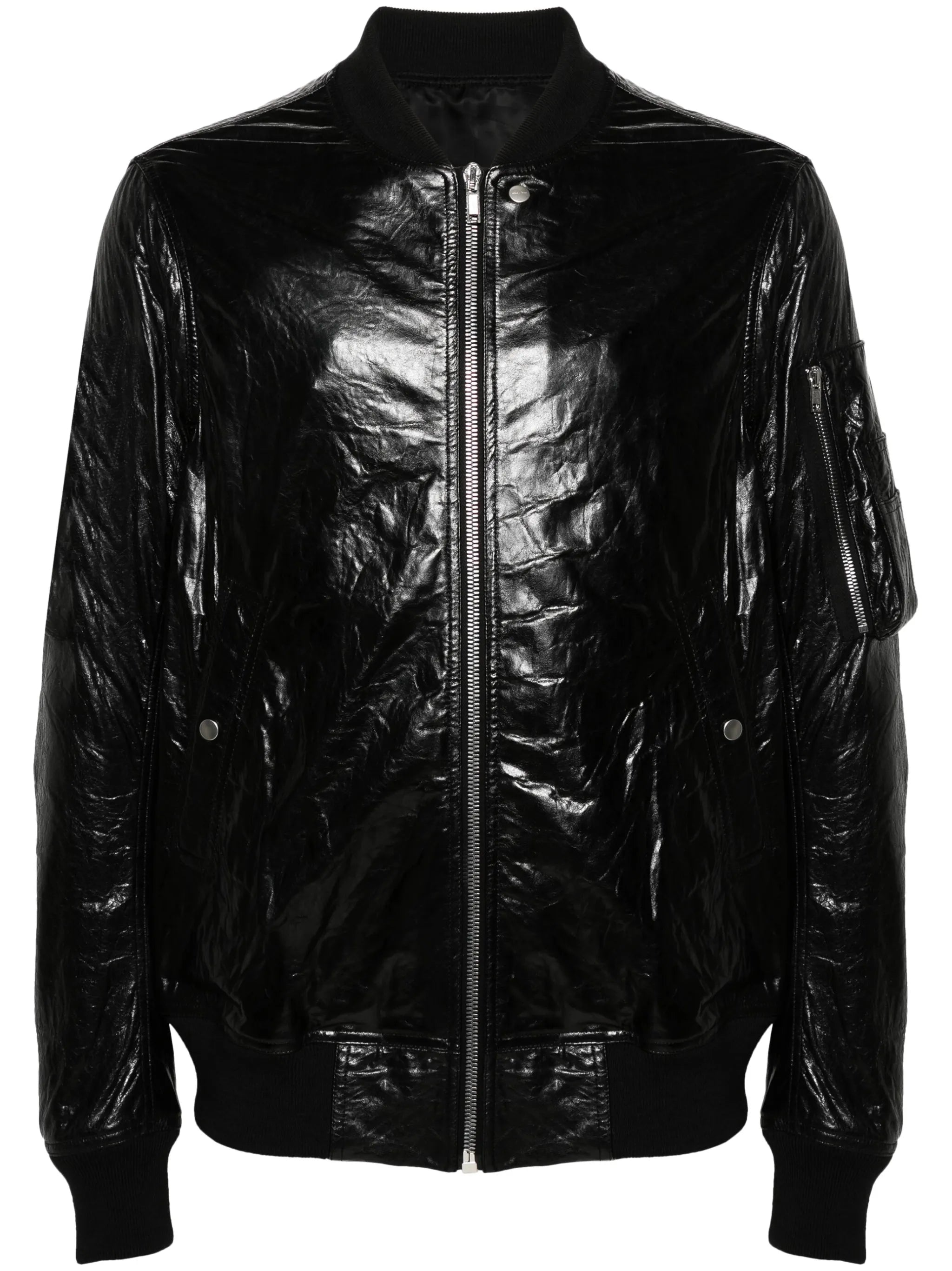 Classic Flight leather bomber jacket
