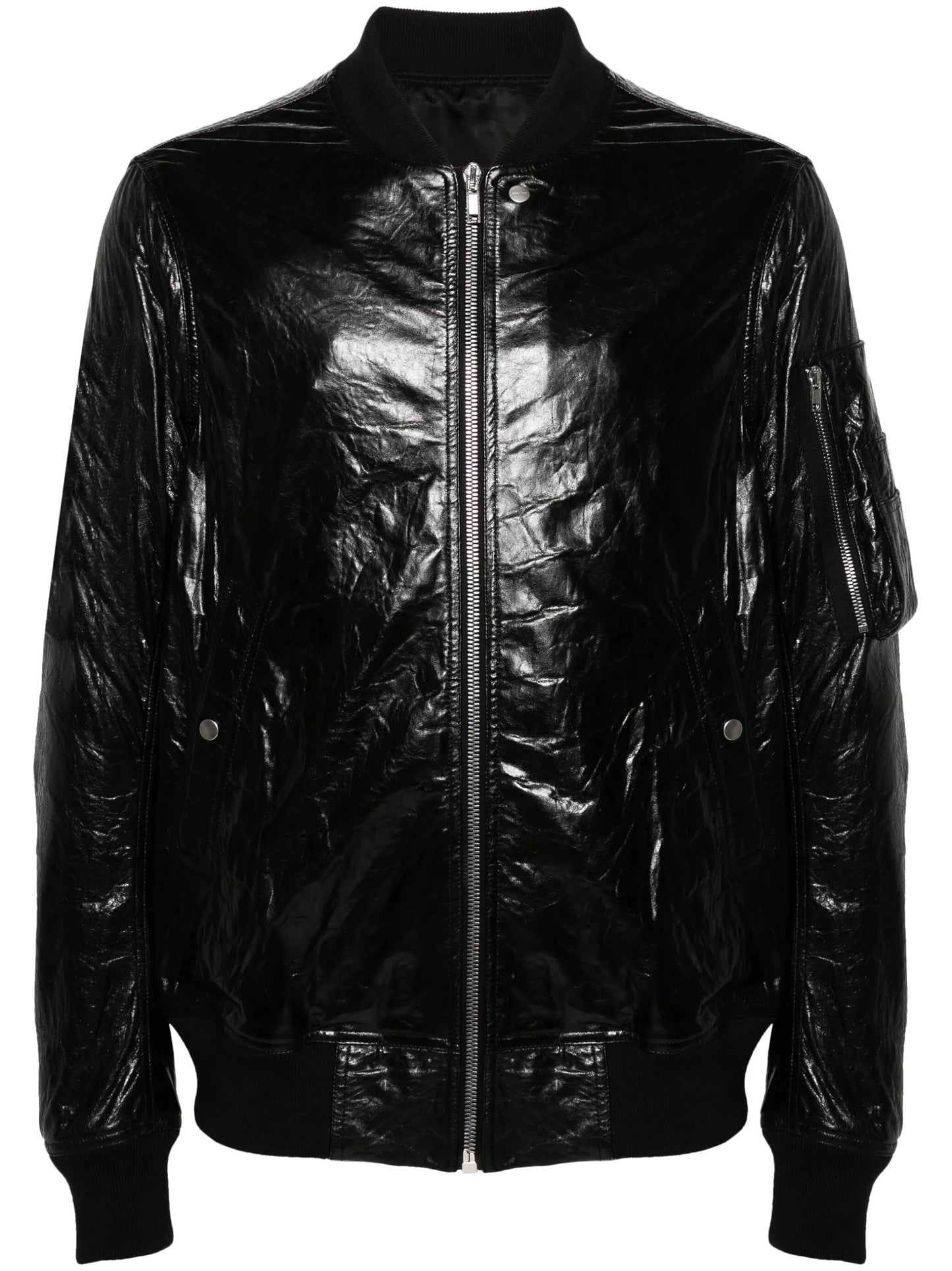 Classic Flight leather bomber jacket