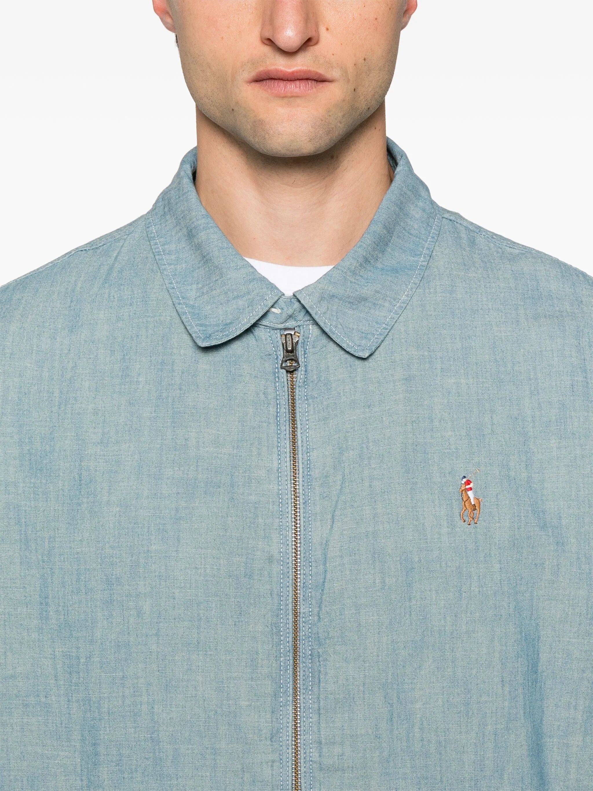 Polo Pony-motif shirt jacket